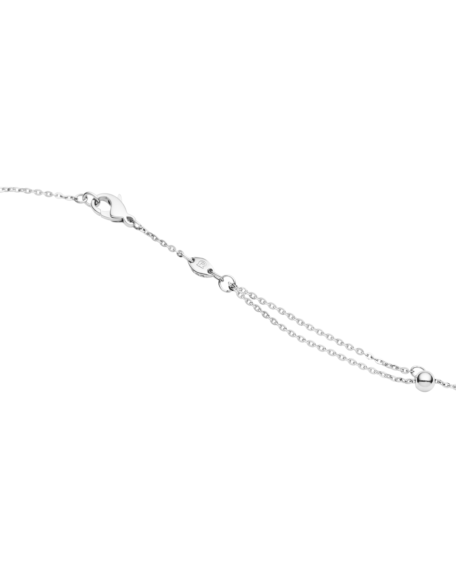 Adjustable 50cm Trace Chain | White Gold 3