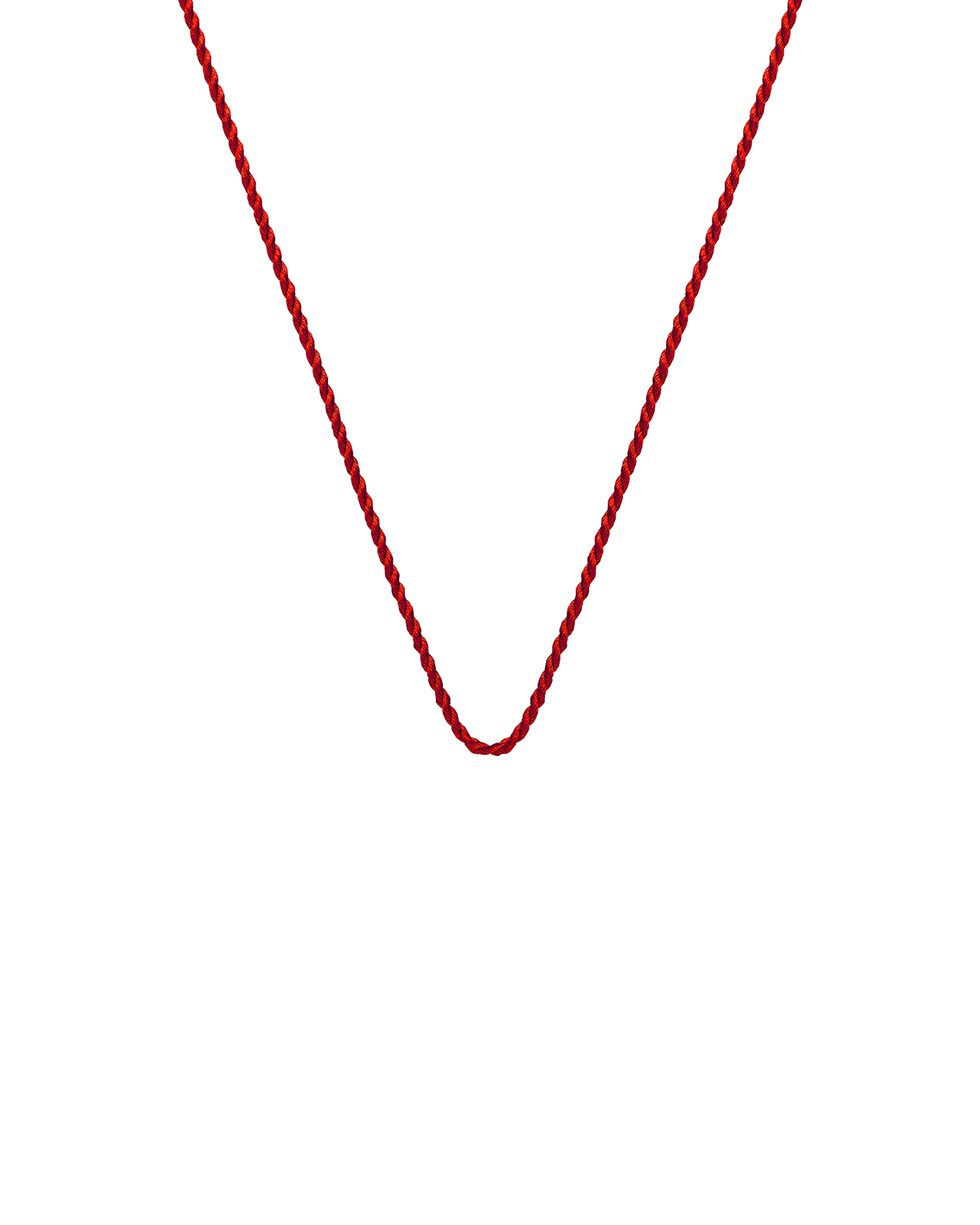 Coral Red Silk Rope | Silk and Yellow Gold 2