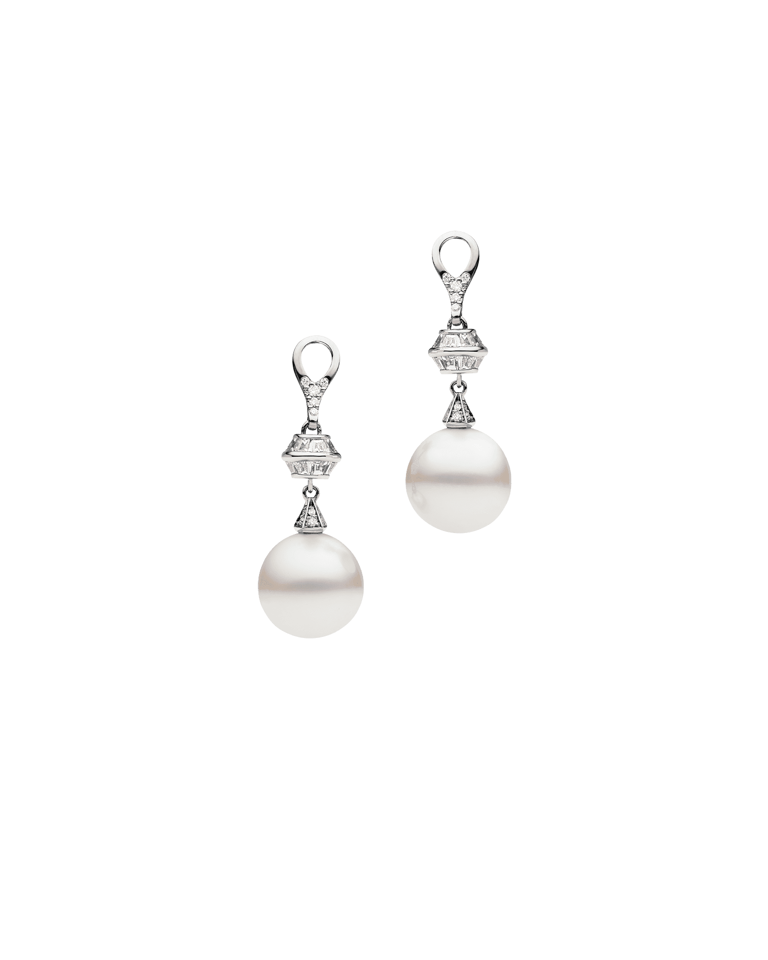 Diamond Sea Buoy Pearl Earring Enhancers H24AE52WPS12 2