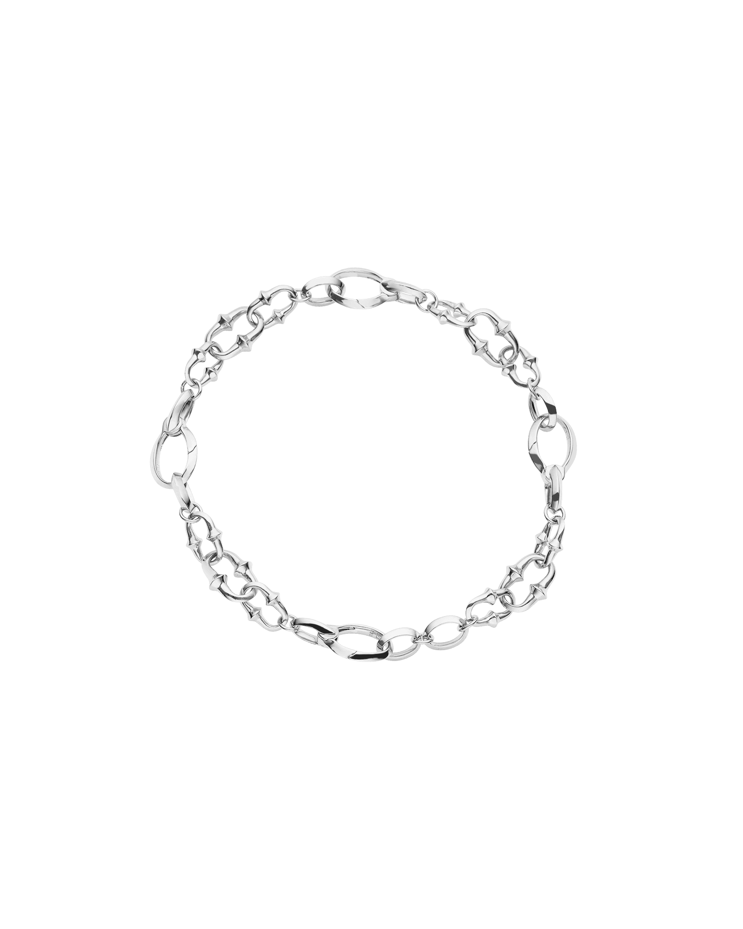 Dive Chain Bracelet | White Gold