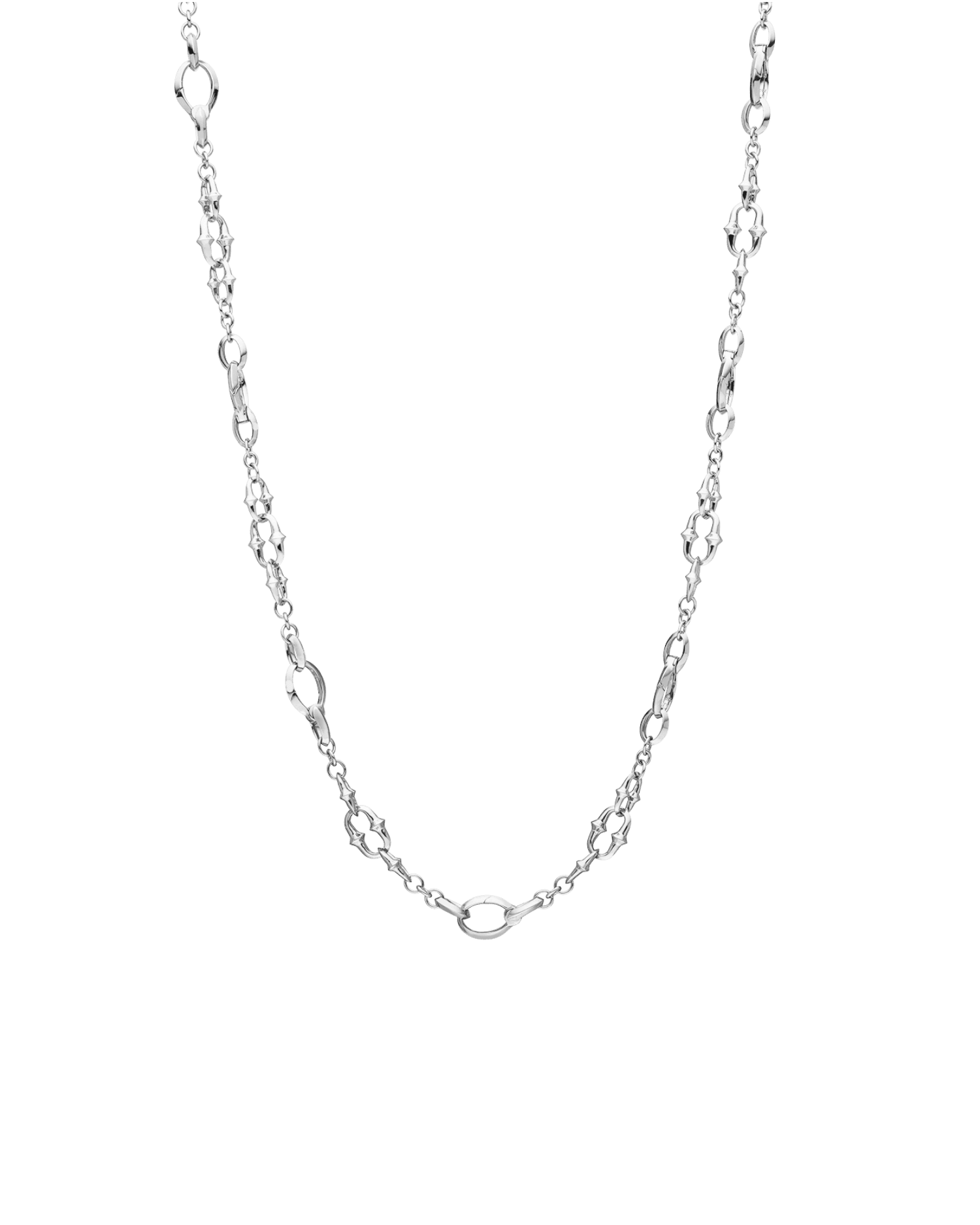Dive Chain Necklace White Gold D21N01W