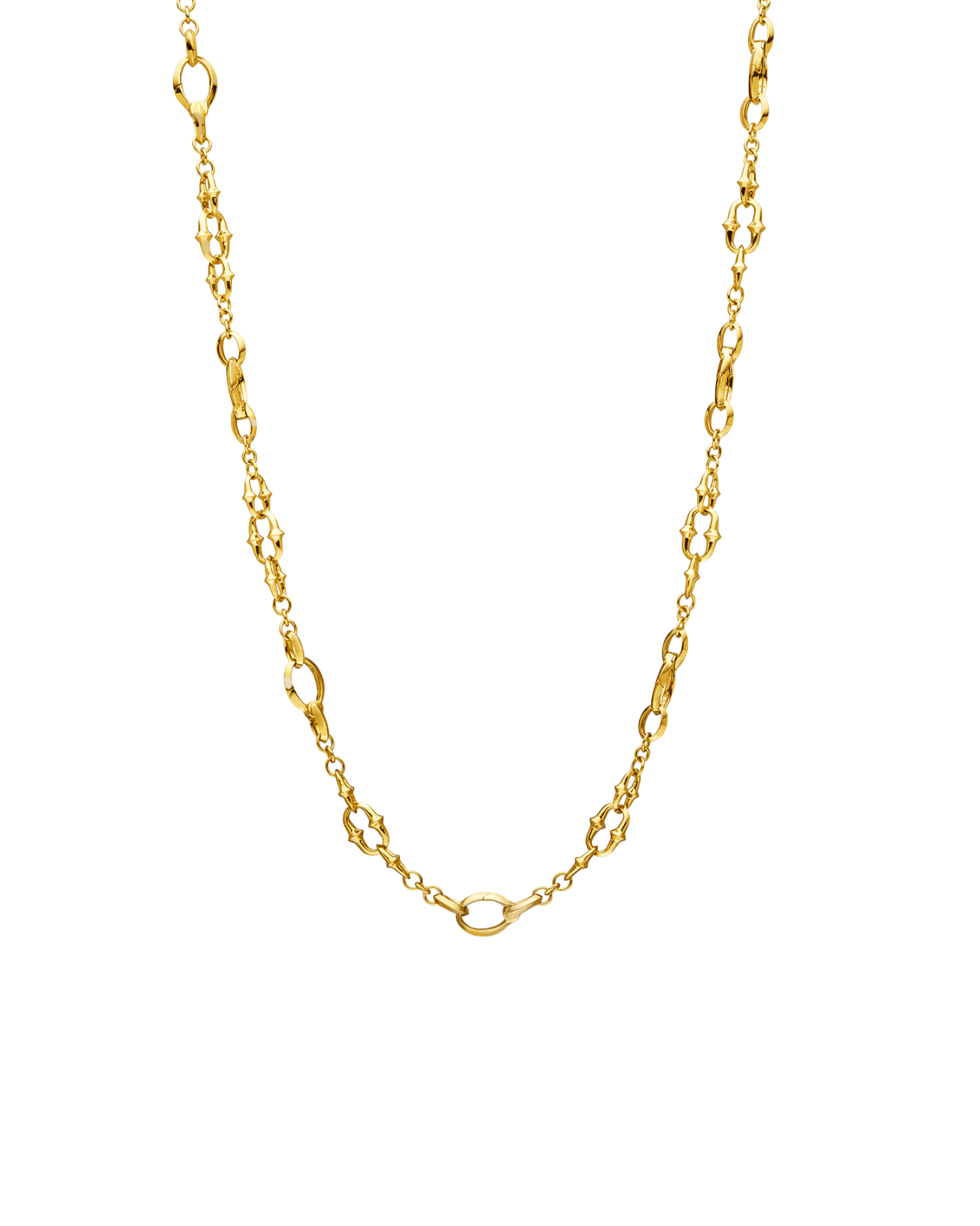 Dive Chain Necklace Yellow Gold D21N01Y
