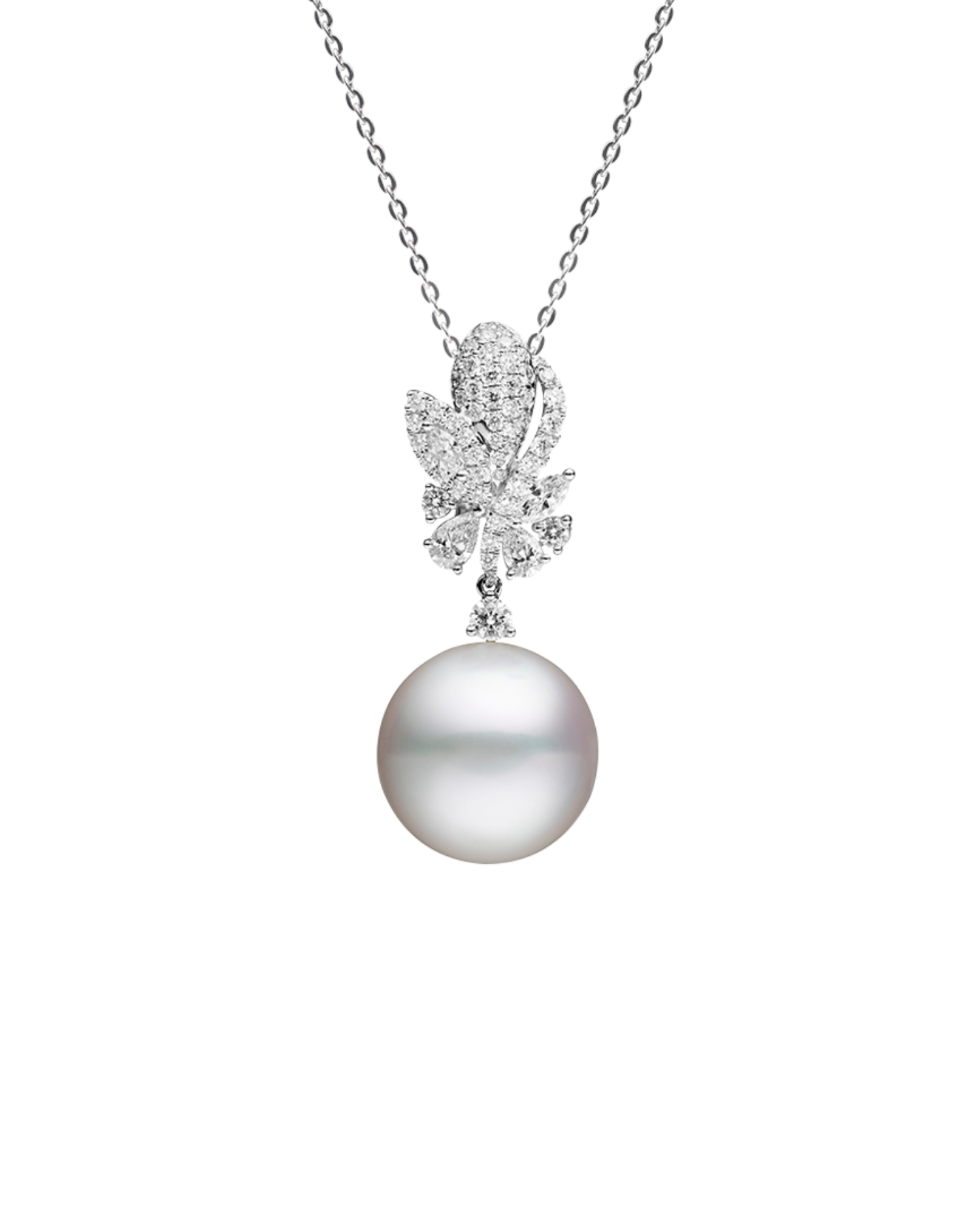 Dragonfly Round Pearl and Diamond Earrings DX16PR161345