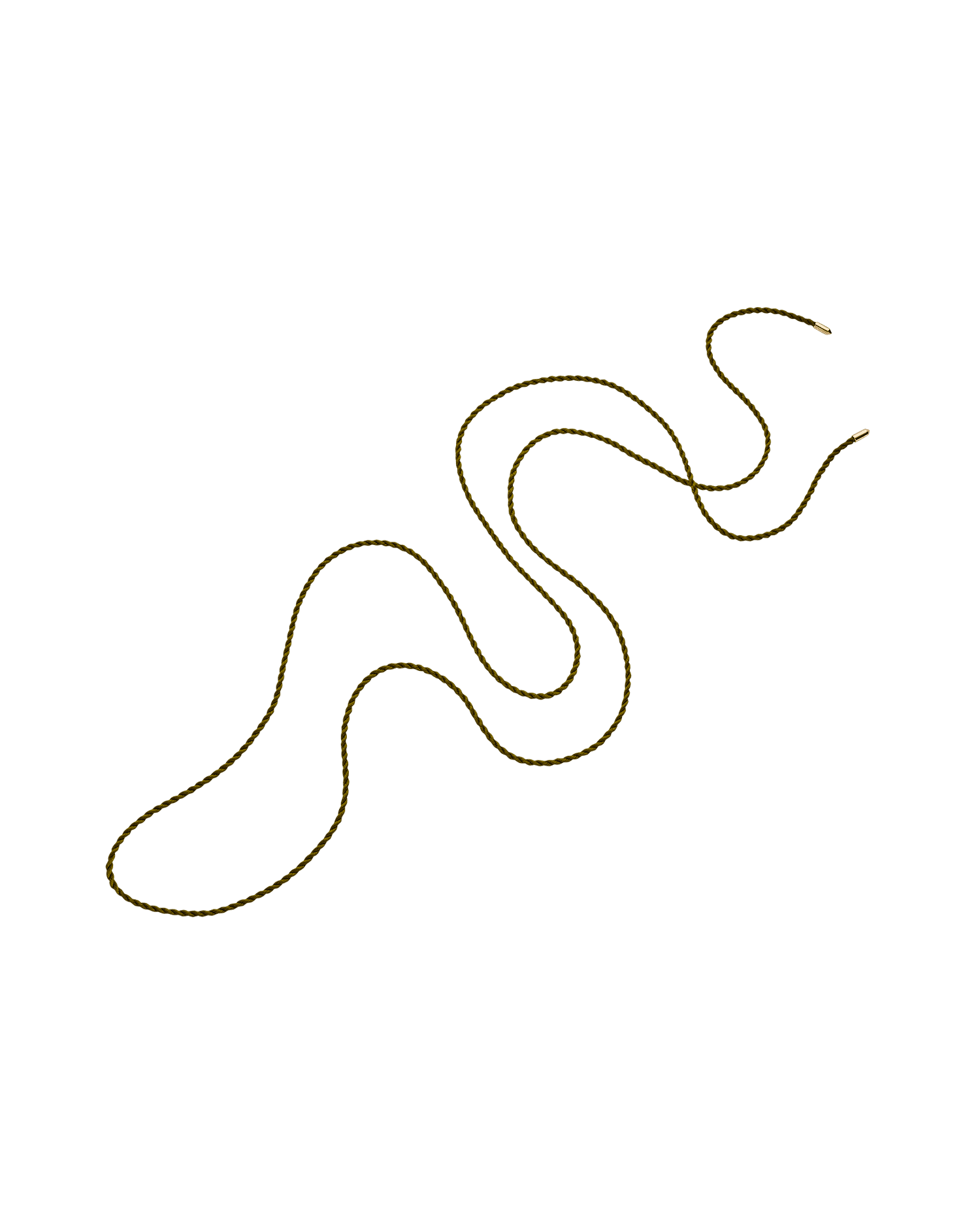 Eucalyptus Silk Rope | Silk and Yellow Gold 1
