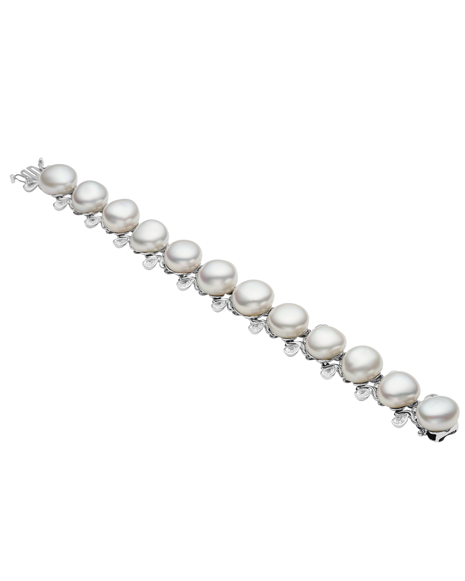 Keshi Wave Pearl Bracelet I25B03PKQ13