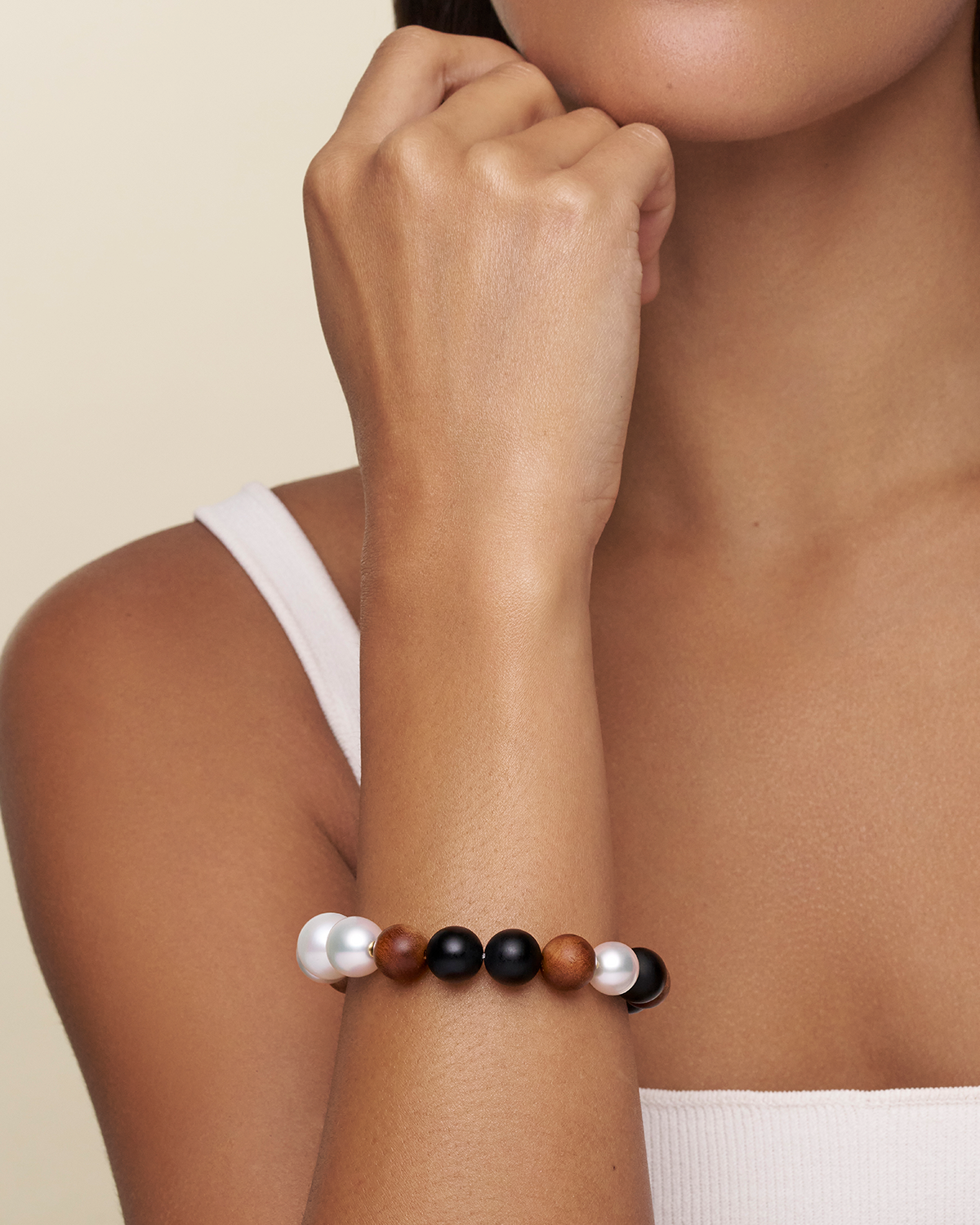 Kimberley Dusk Pearl Bracelet On Body csrb30dmx