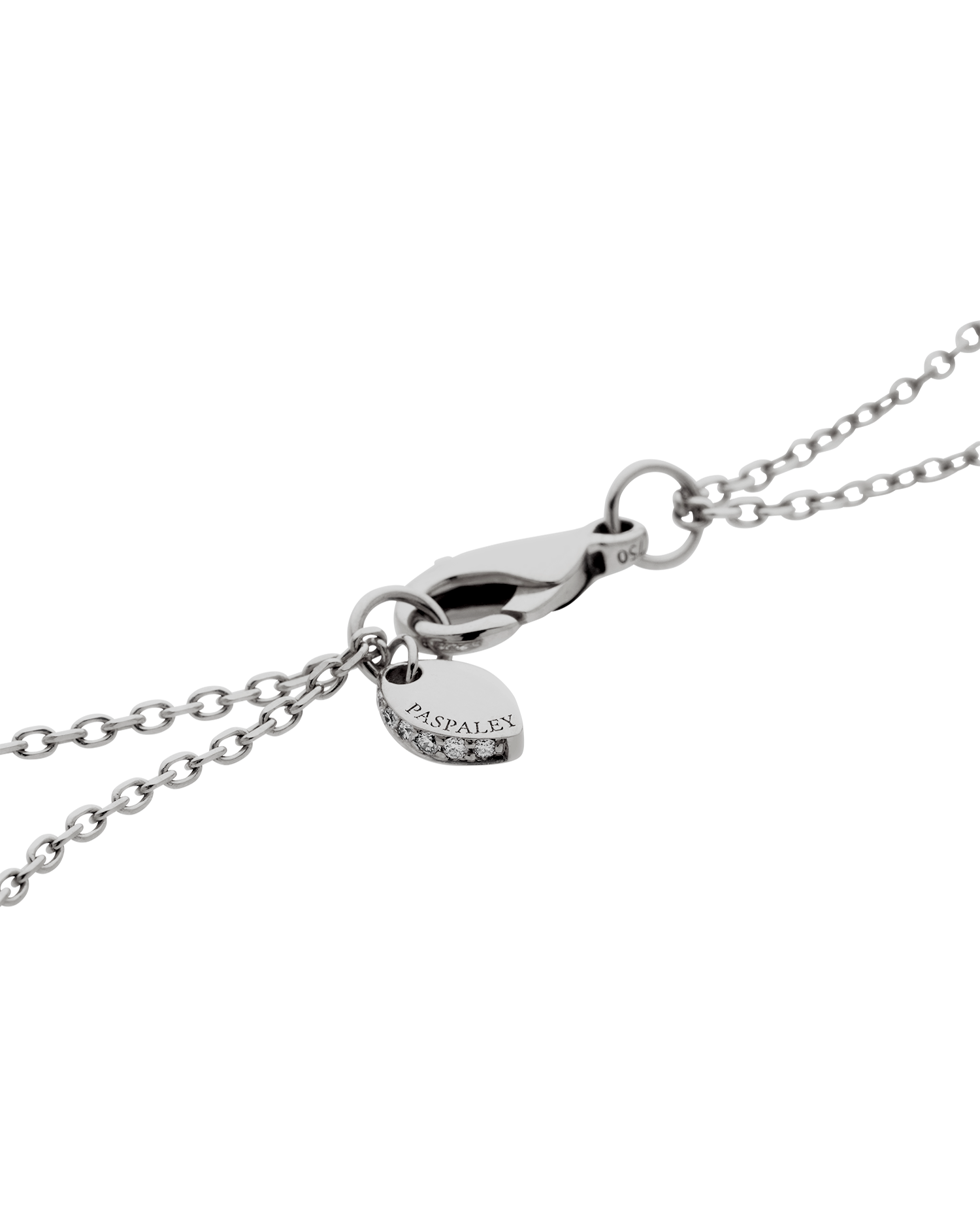 Lavalier Pearl Necklace | 14mm Circle Pearl and White Gold