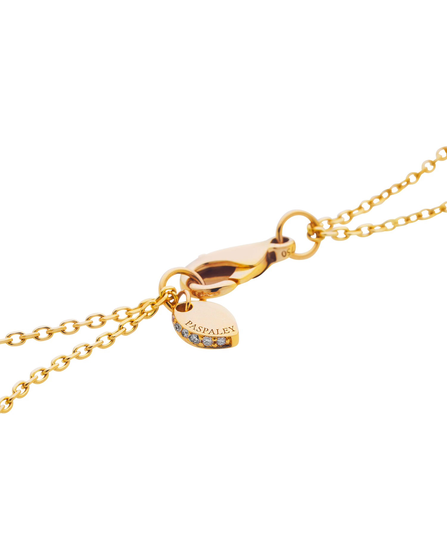 Diamond Lavalier Pearl Necklace | 14mm Button Pearl, Diamonds, and Yellow Gold