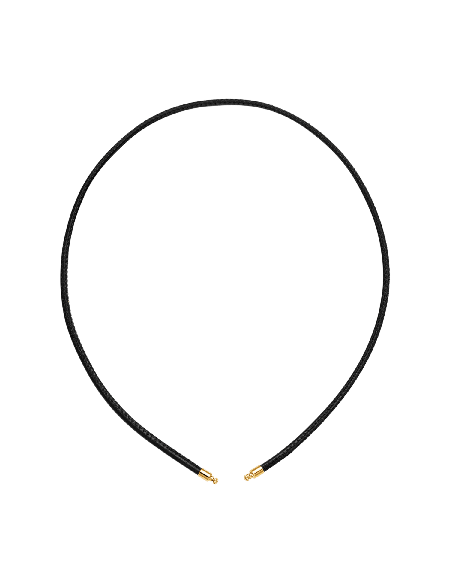 Leather Necklace in Yellow Gold C18C51KY42