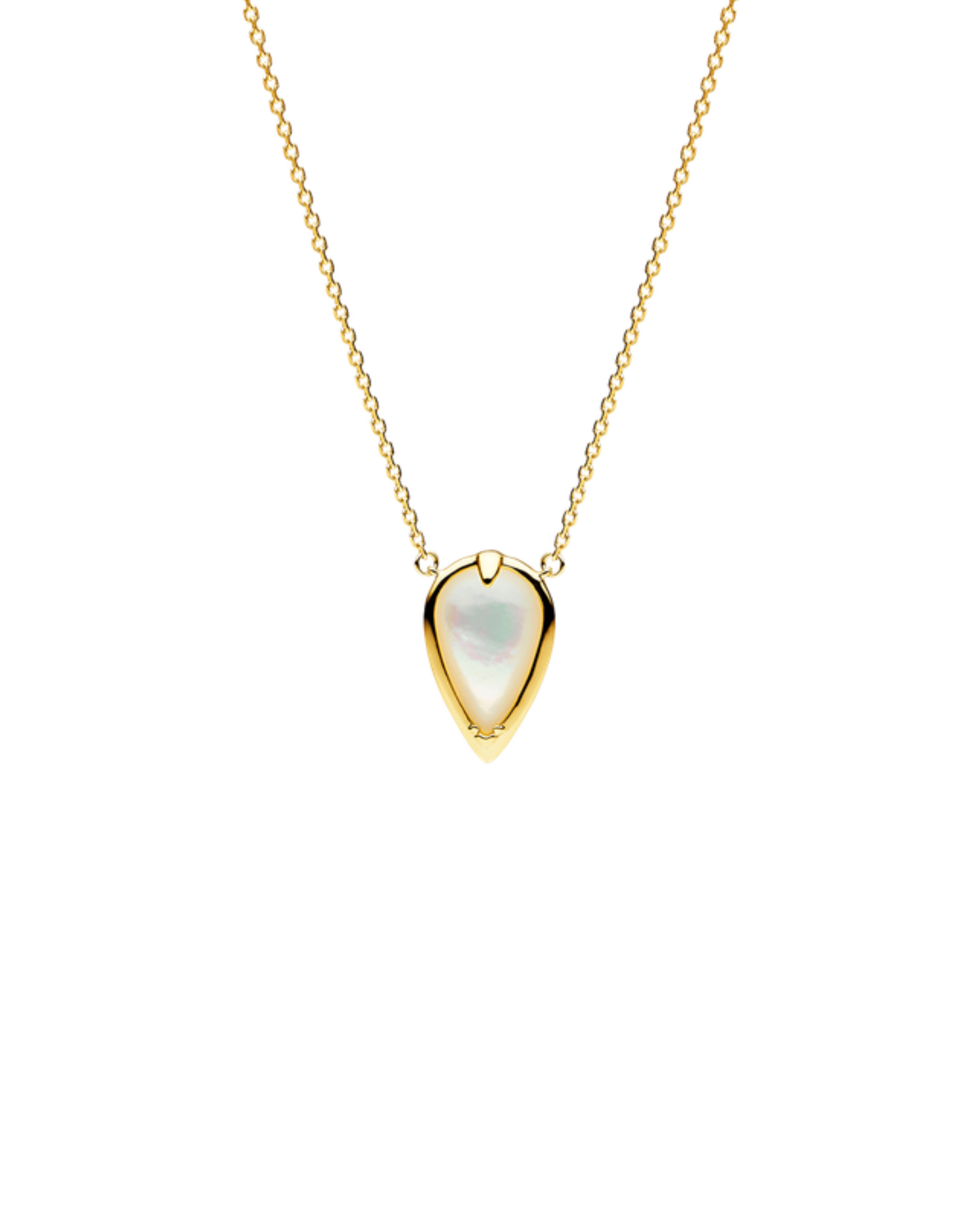 Maxima Necklet | Mother of Pearl and Yellow Gold 1