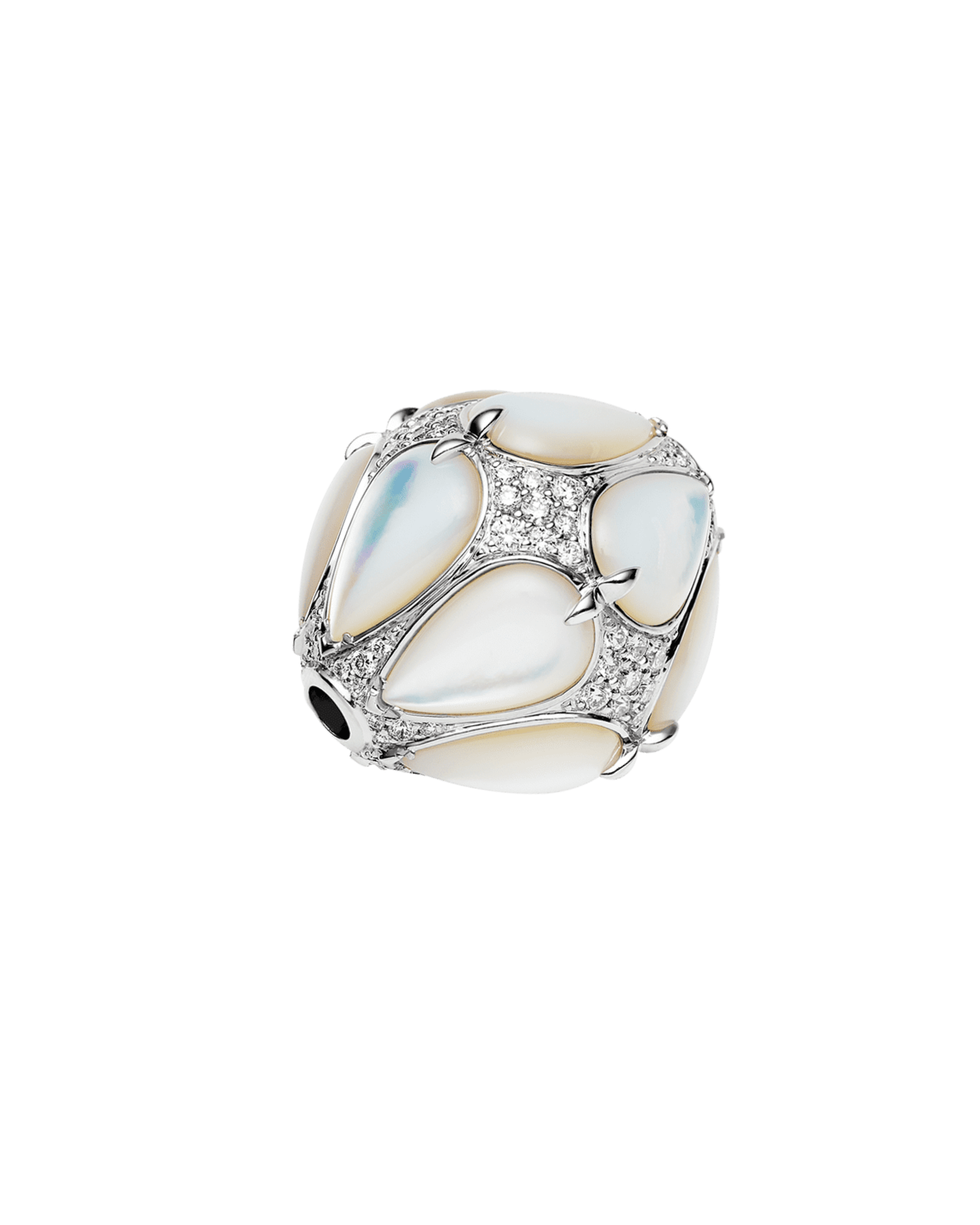 Maxima Clasp | Mother of Pearl, Diamonds and White Gold 1