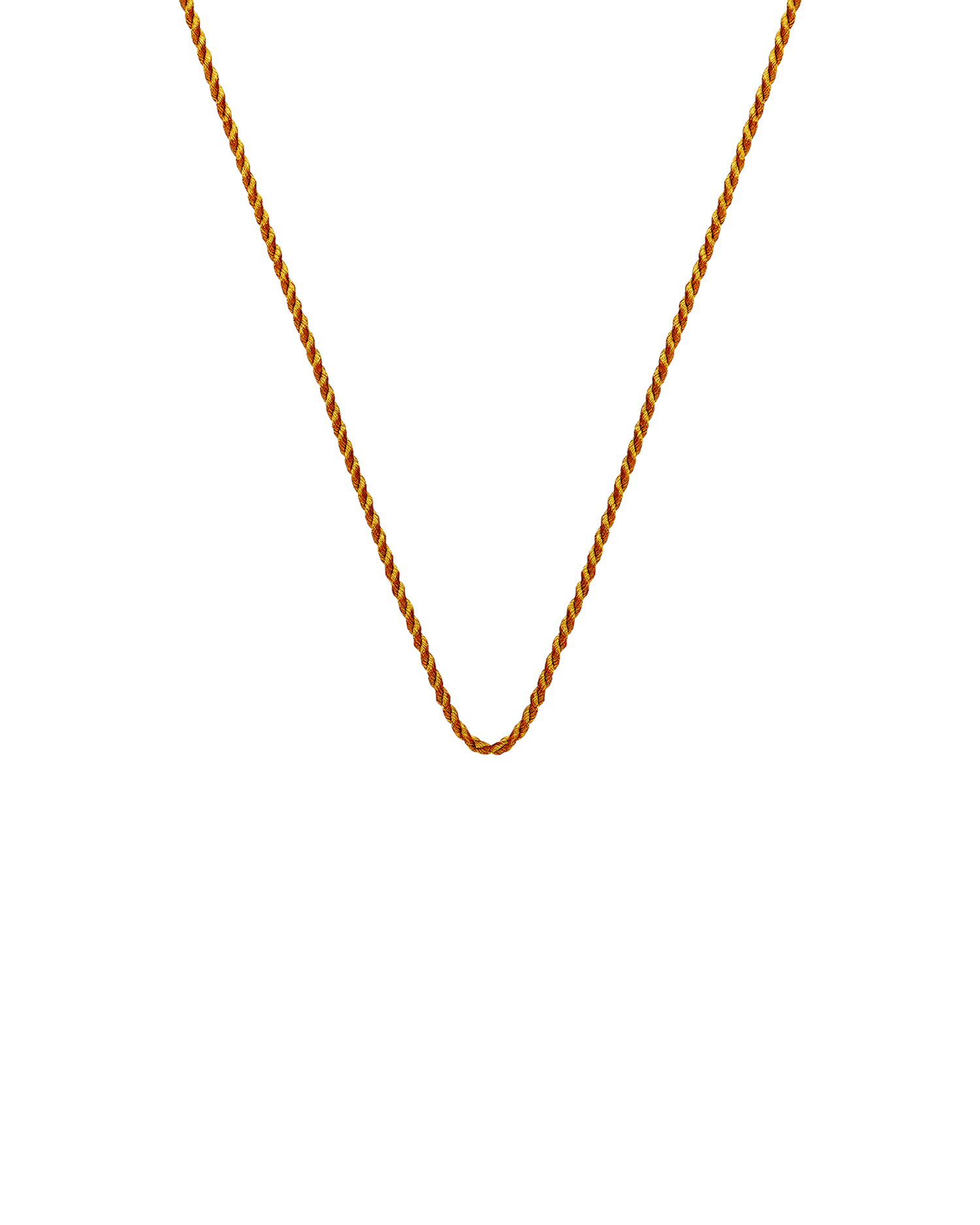 Ochre Silk Rope | Silk and Yellow Gold 2