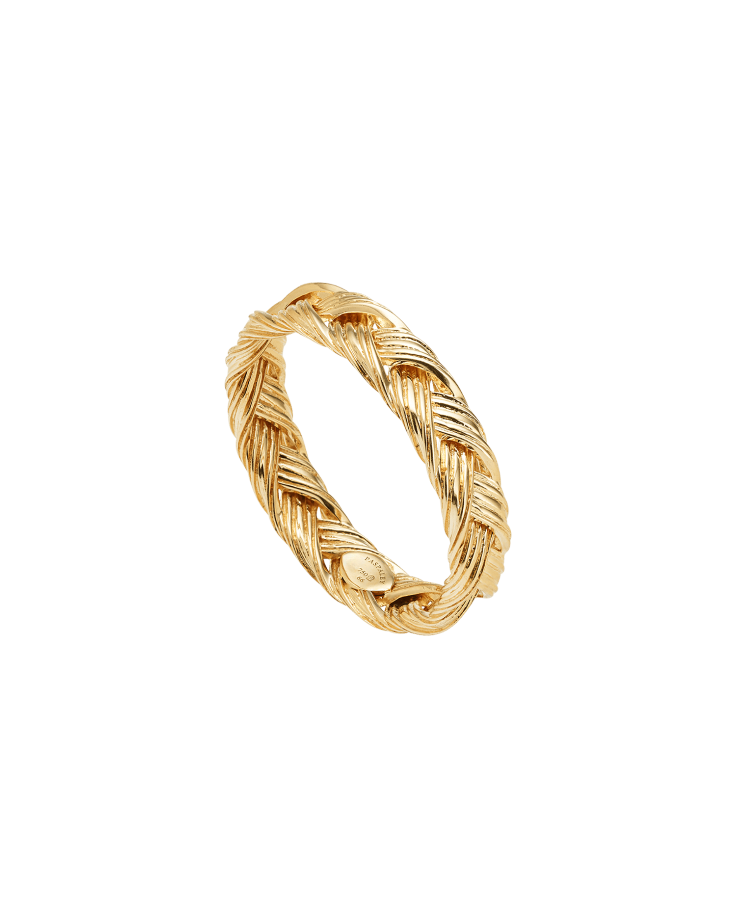 Grande Pandanus Weave Ring | Yellow Gold