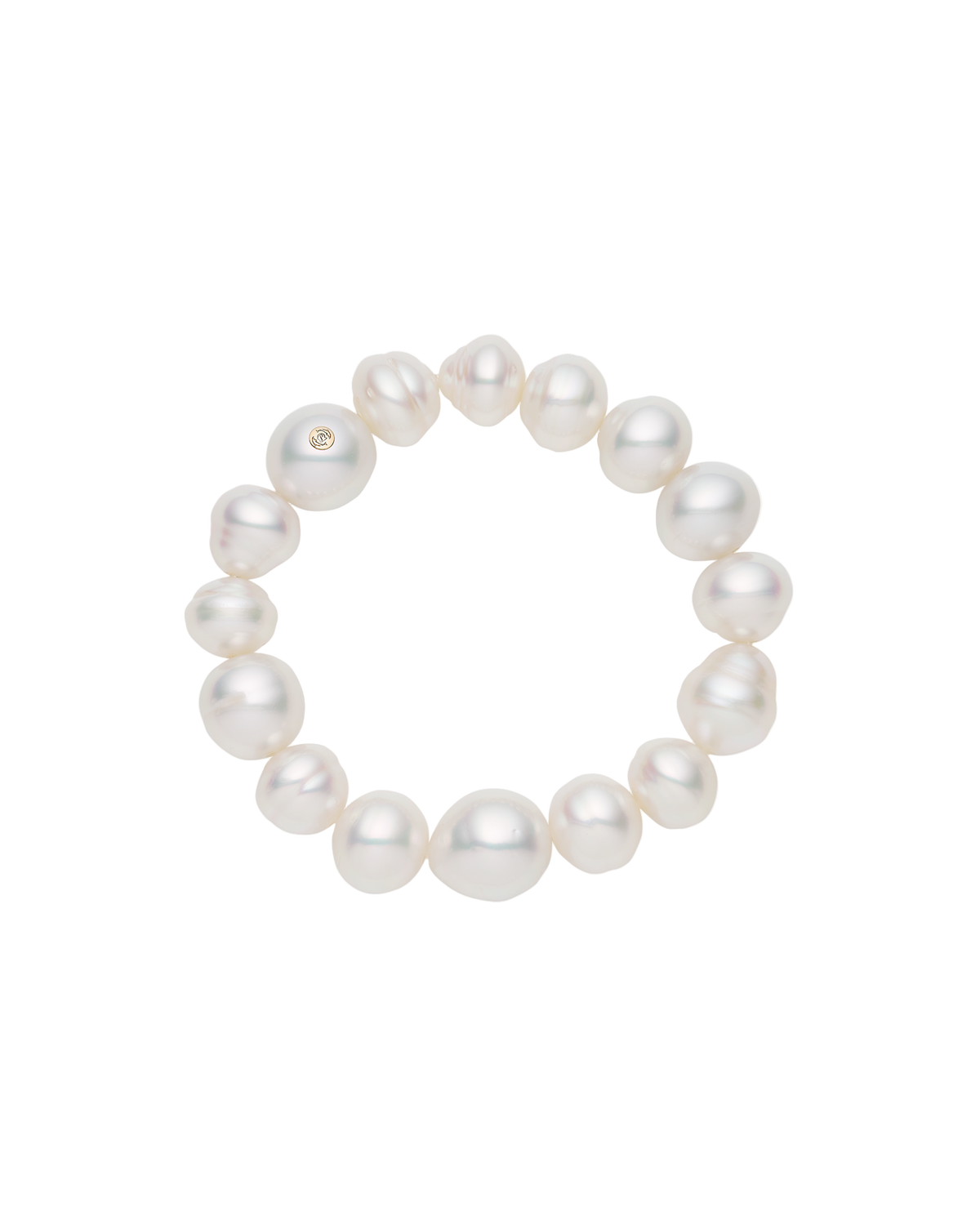 Delfini Pearl Strand Bracelet | 11-13mm Pearls and Rose Gold