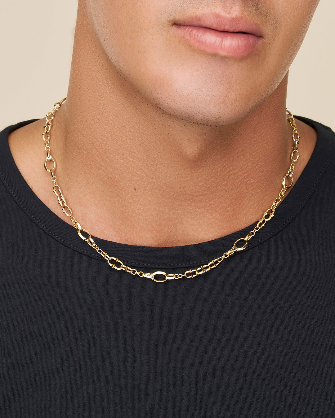 Paspaley Mens Dive Chain Necklace YG D21N01Y