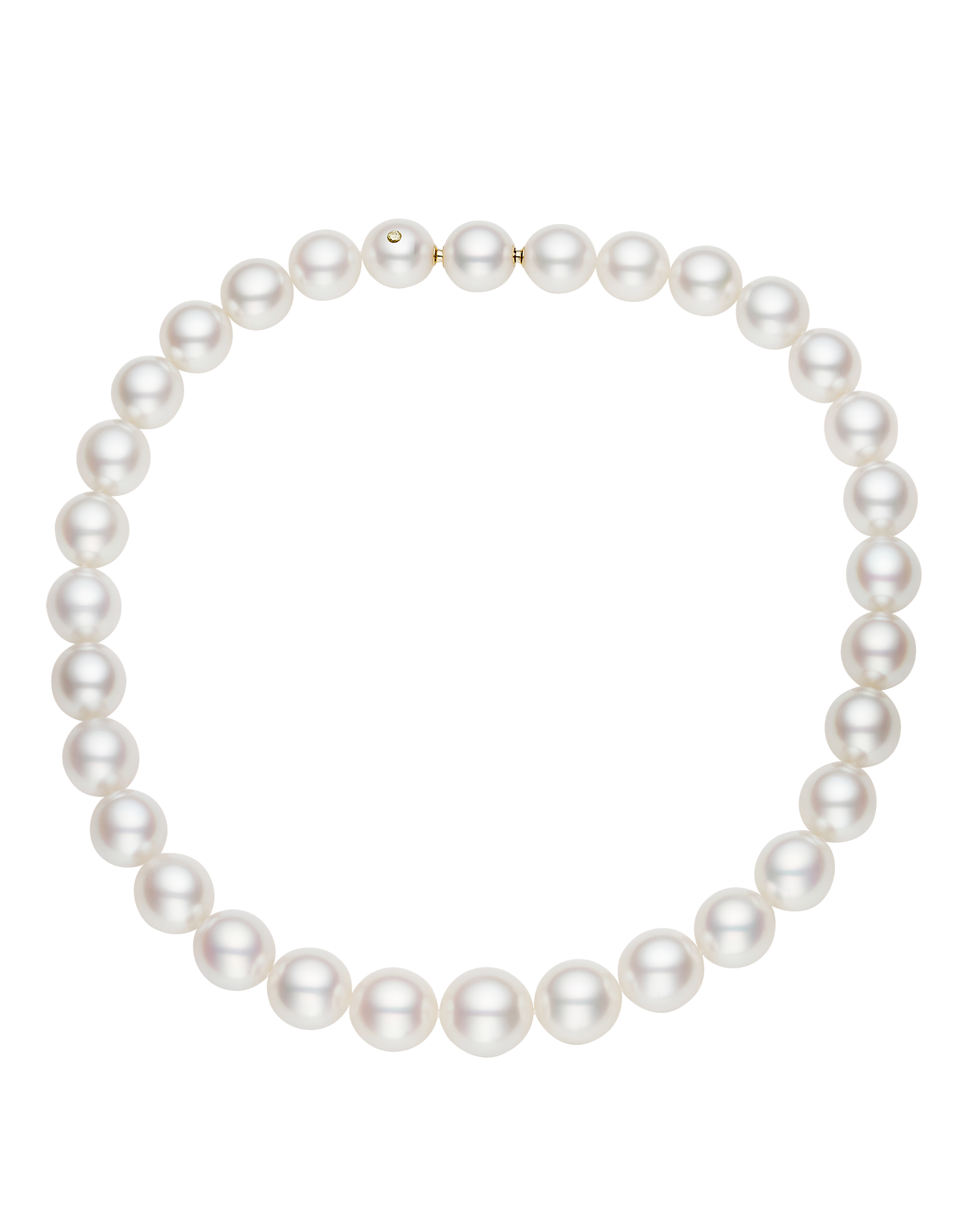Paspaley Strand Of The Harvest Pearl Necklace 12-14mm Oval SCPO1214071