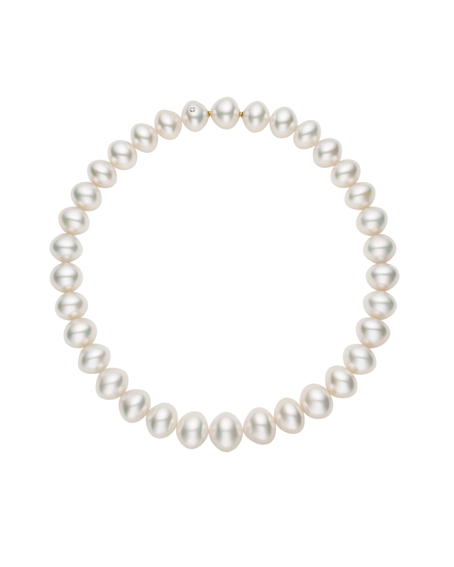 Paspaley Triangle Pearl Strand Necklace 14-16mm SCPT1416005 1