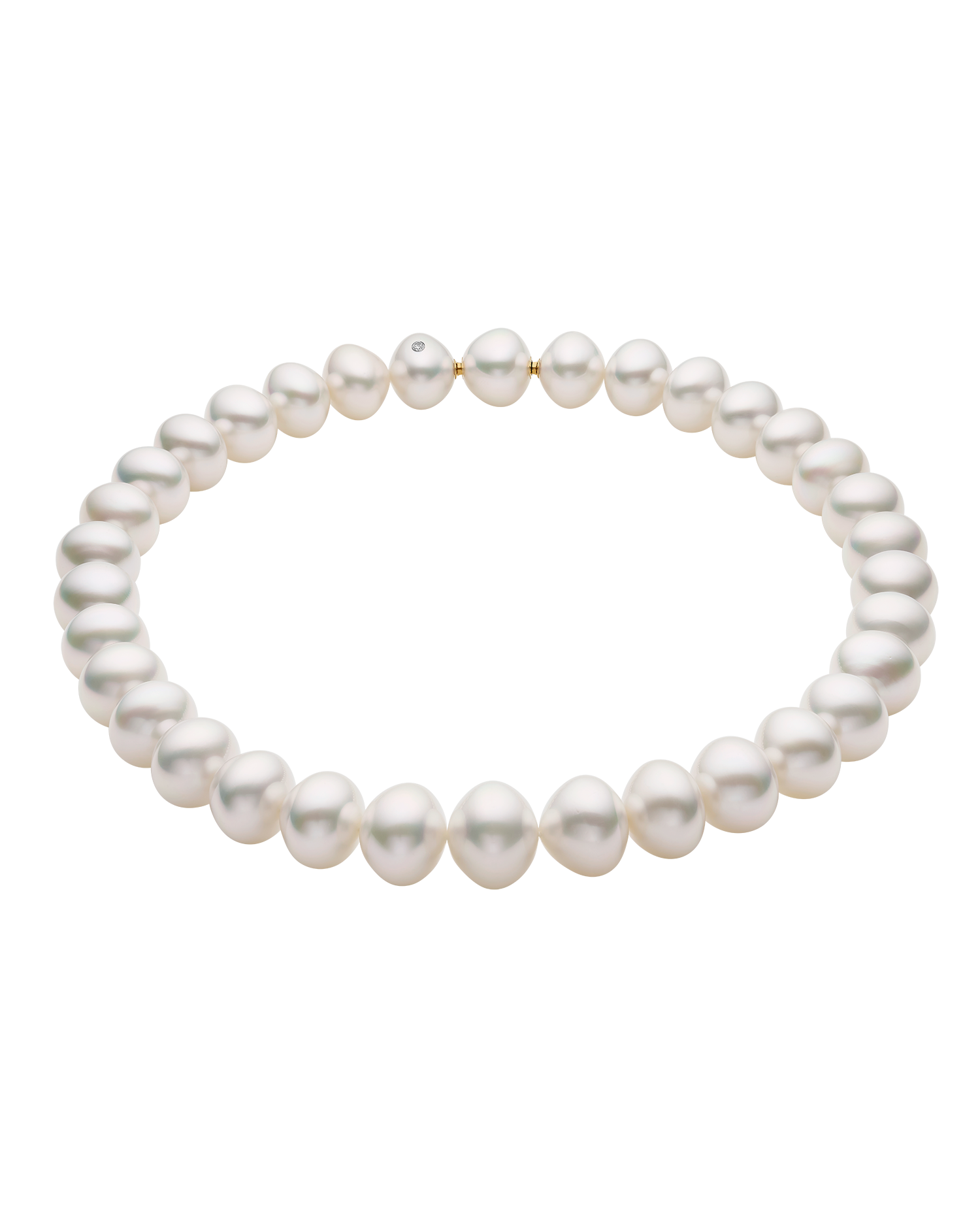 Paspaley Triangle Pearl Strand Necklace 14-16mm SCPT1416005 2
