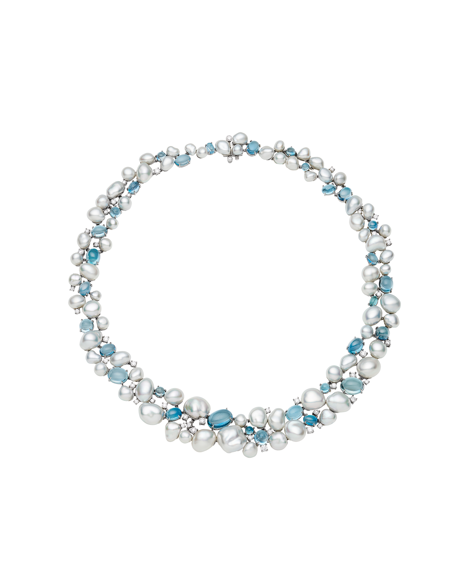 Rockpool Pebble Pearl Collier U22n05pkq13