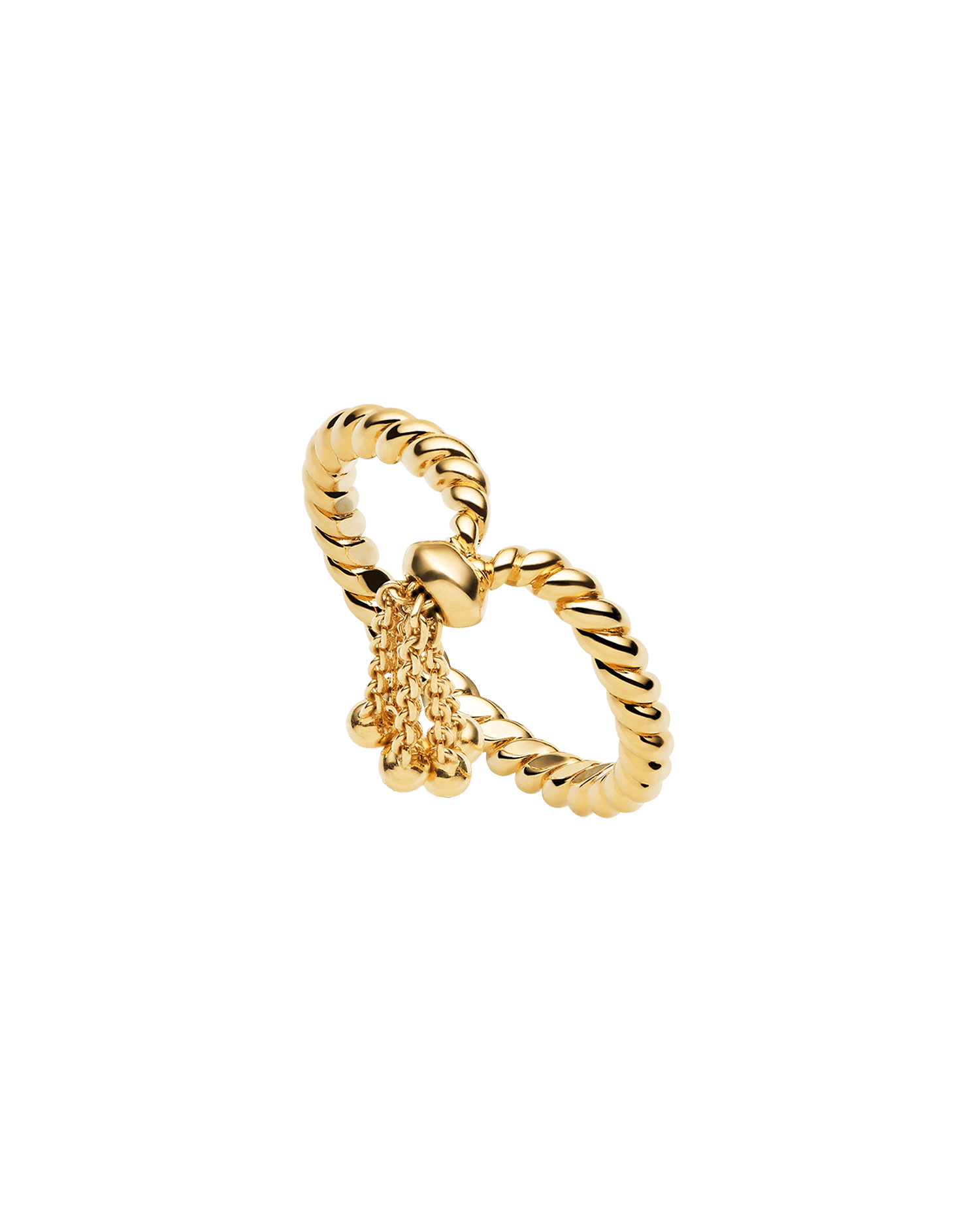 Tassel Rope Ring | Yellow Gold 1