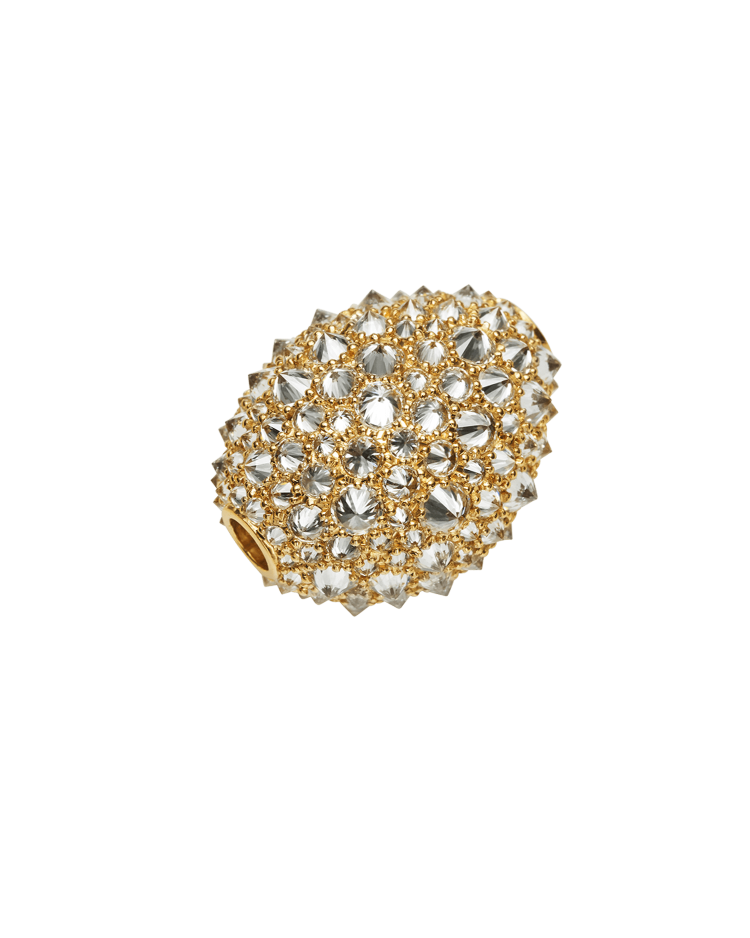 Diamond Touchstone Clasp | Diamonds and Yellow Gold 1