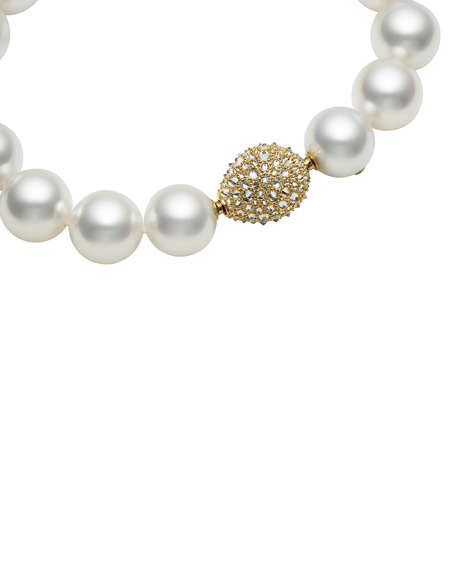 Diamond Touchstone Clasp | Diamonds and Yellow Gold 2