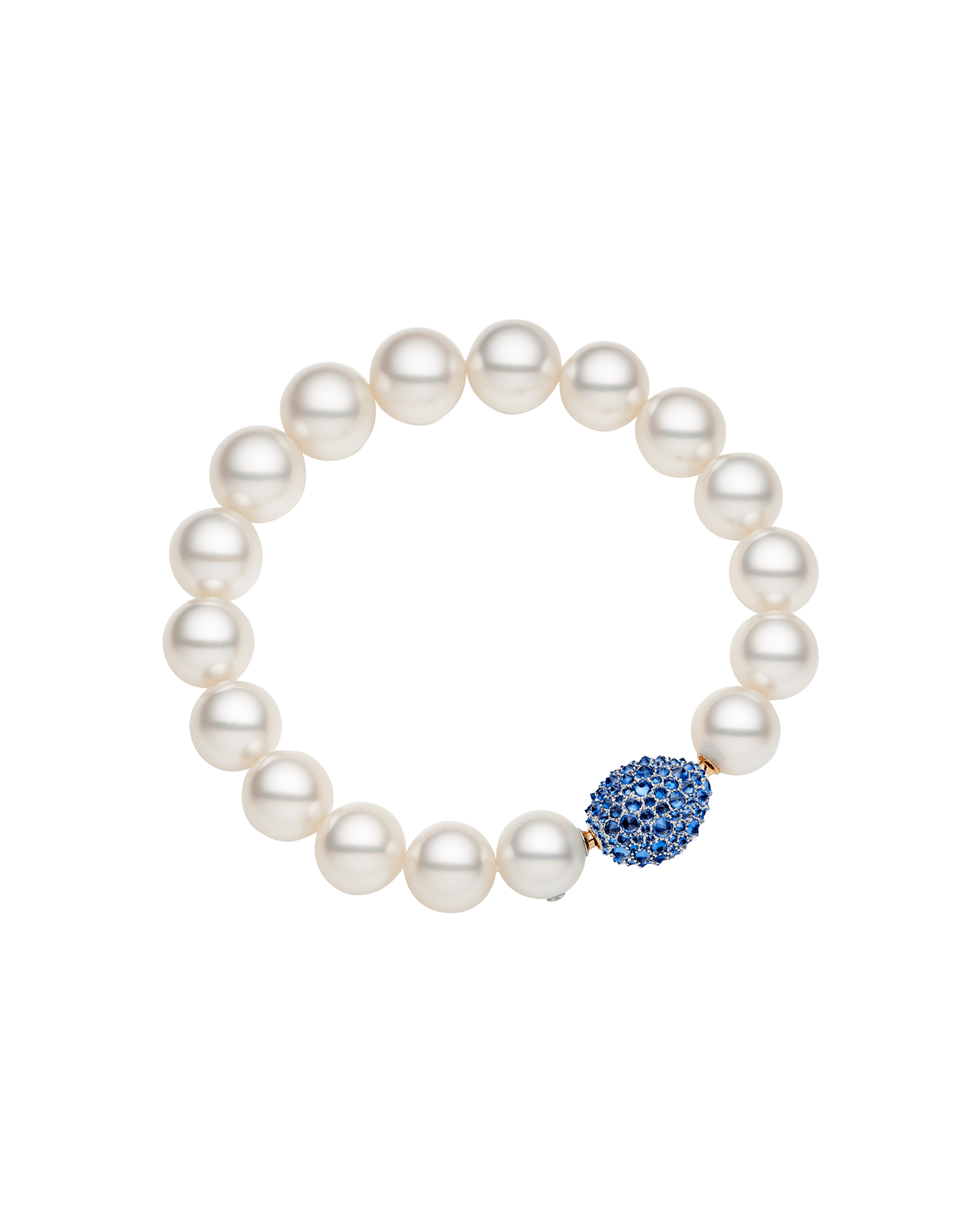 Blue Sapphire Touchstone Clasp | Blue Sapphires and White Gold 3