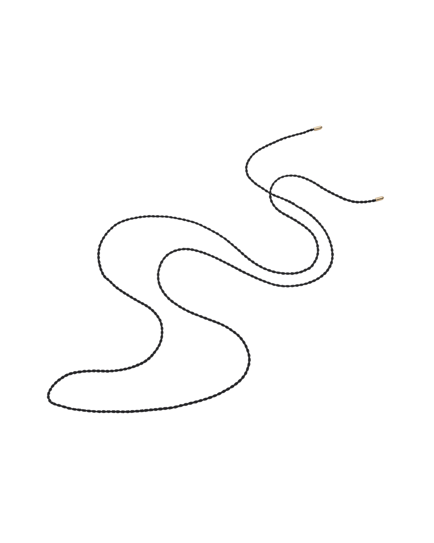 Wetsuit Black Silk Rope | Silk and Yellow Gold 1