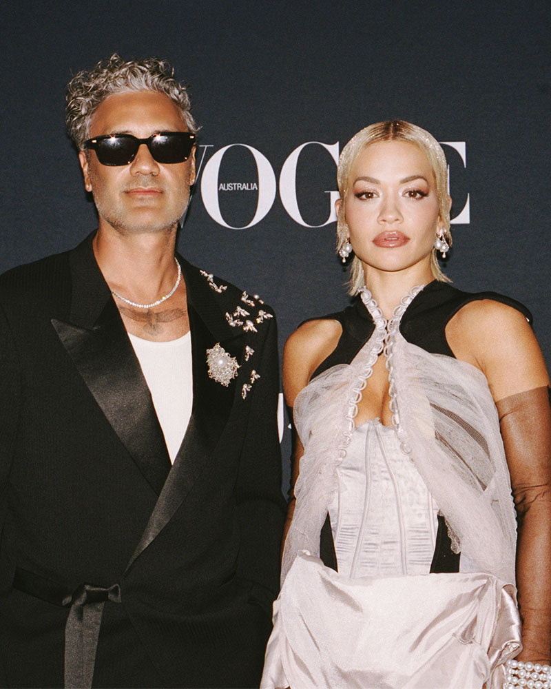 Rita Ora and Taika Waititi wears Paspaley at Vogue Forces of Fashion Summer Ball.