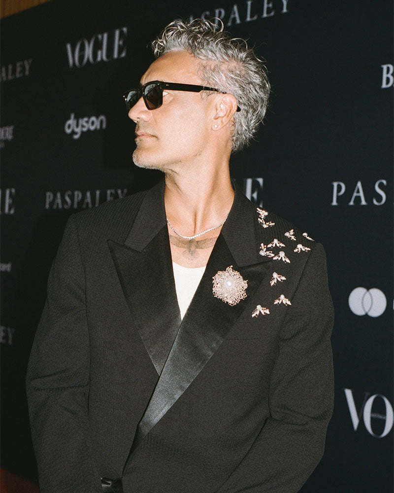 Taika Waititi wears Paspaley at Vogue Forces of Fashion Summer Ball.