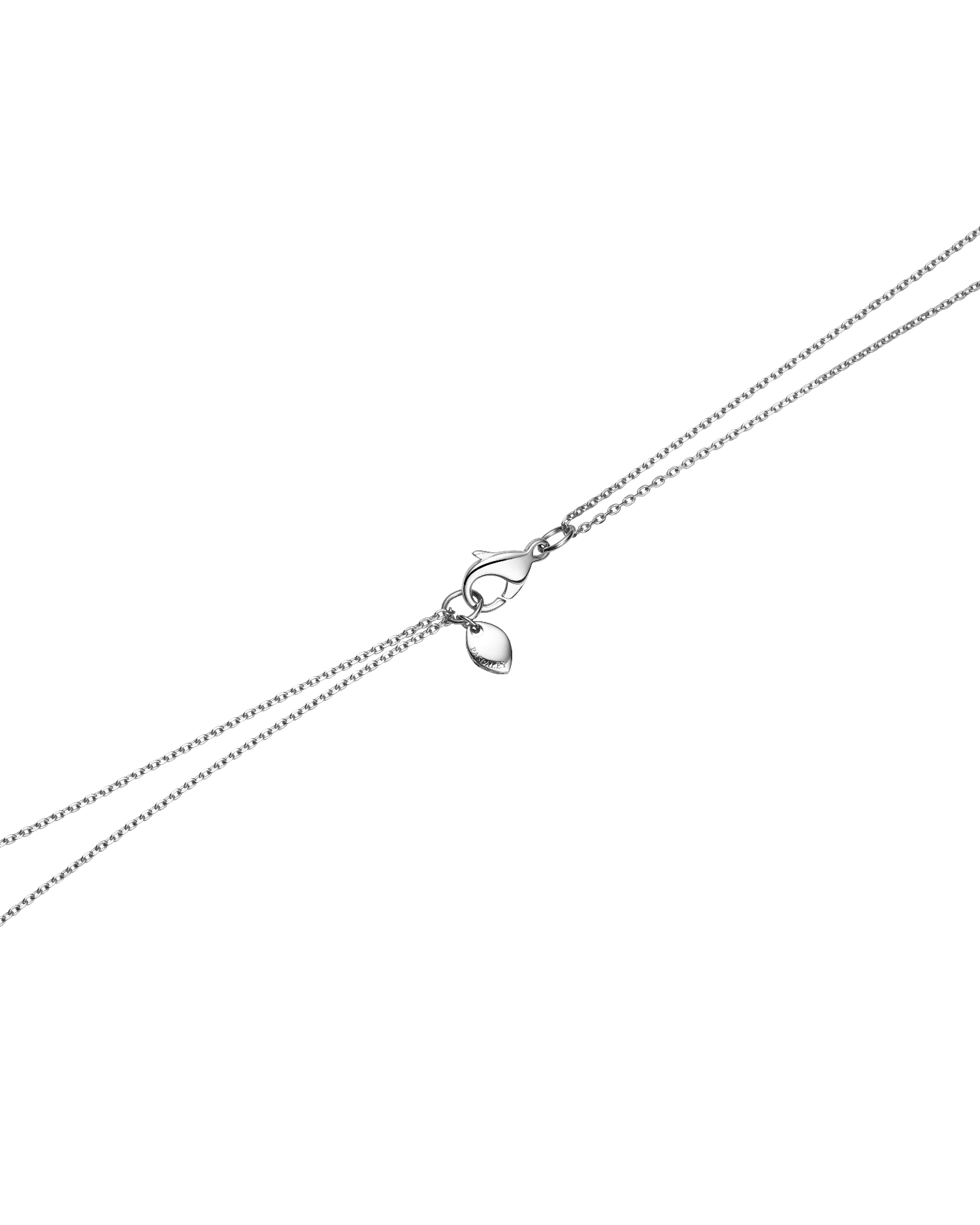 Diamond Lavalier Pearl Necklace | 14mm Button Pearl, Diamonds, and White Gold