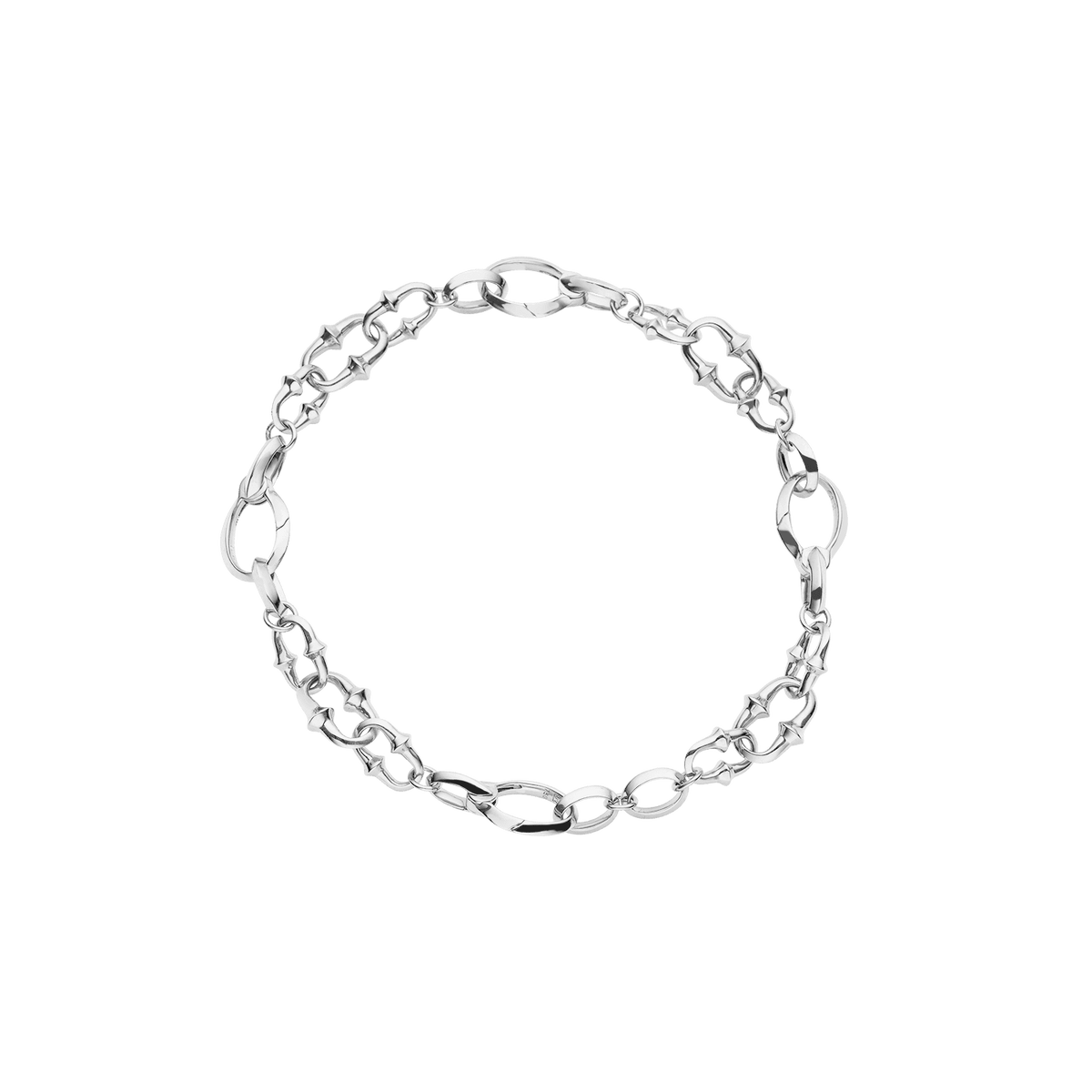 Dive Chain Bracelet | White Gold