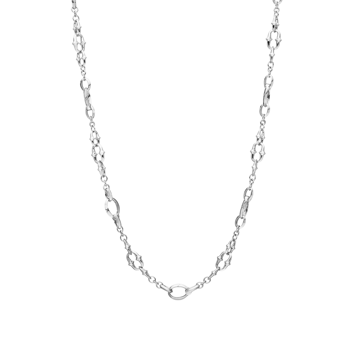 Dive Chain Necklace | White Gold
