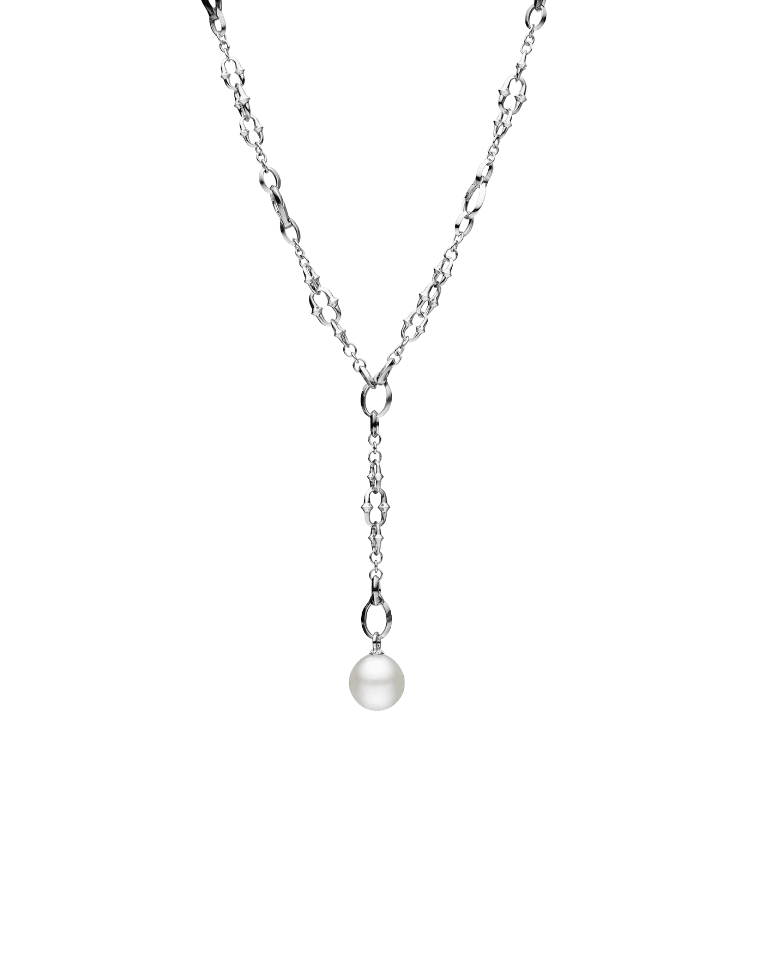 Dive Chain Necklace White Gold D21N01W
