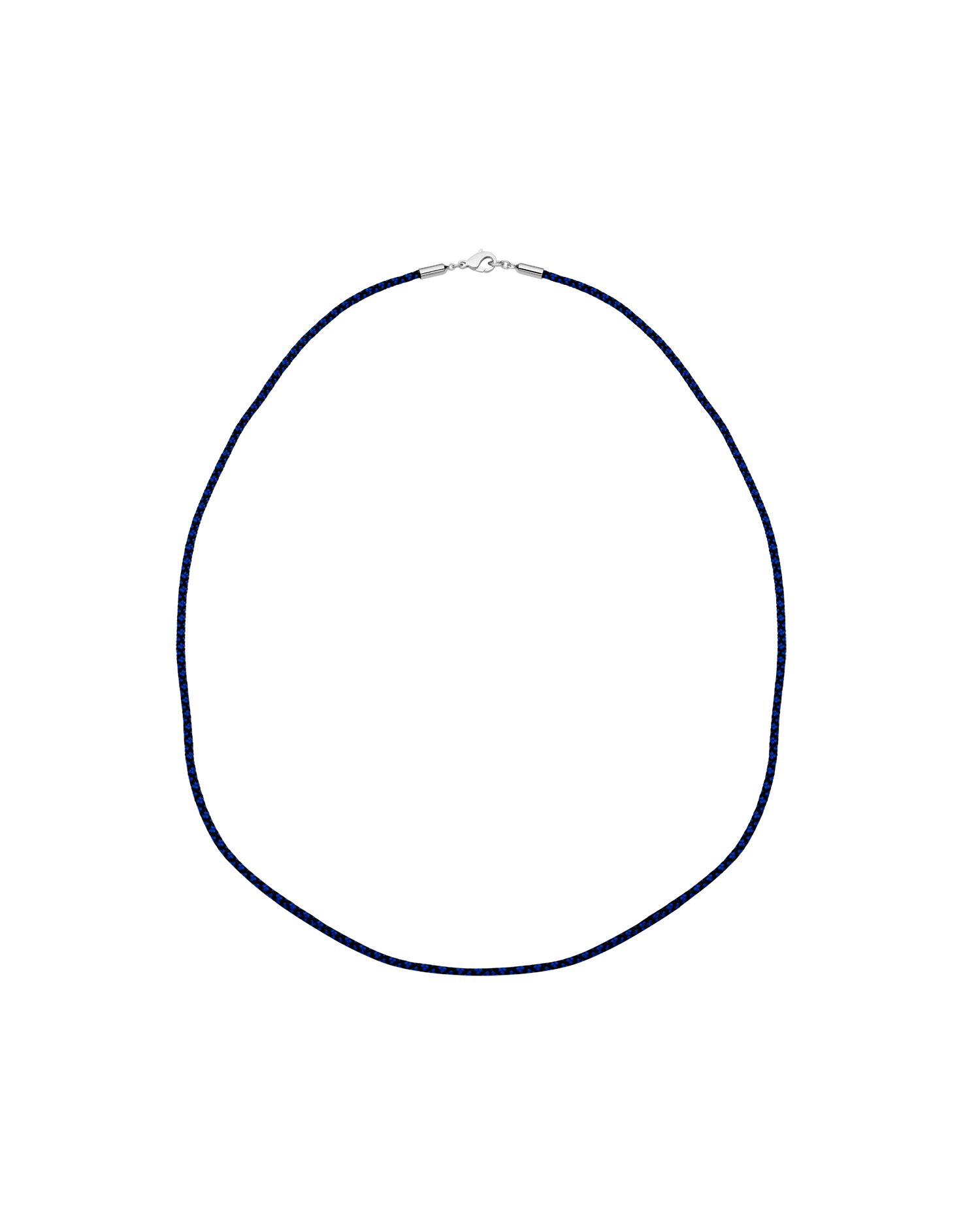 Diver Cord Chain Necklace | Nylon and White Gold