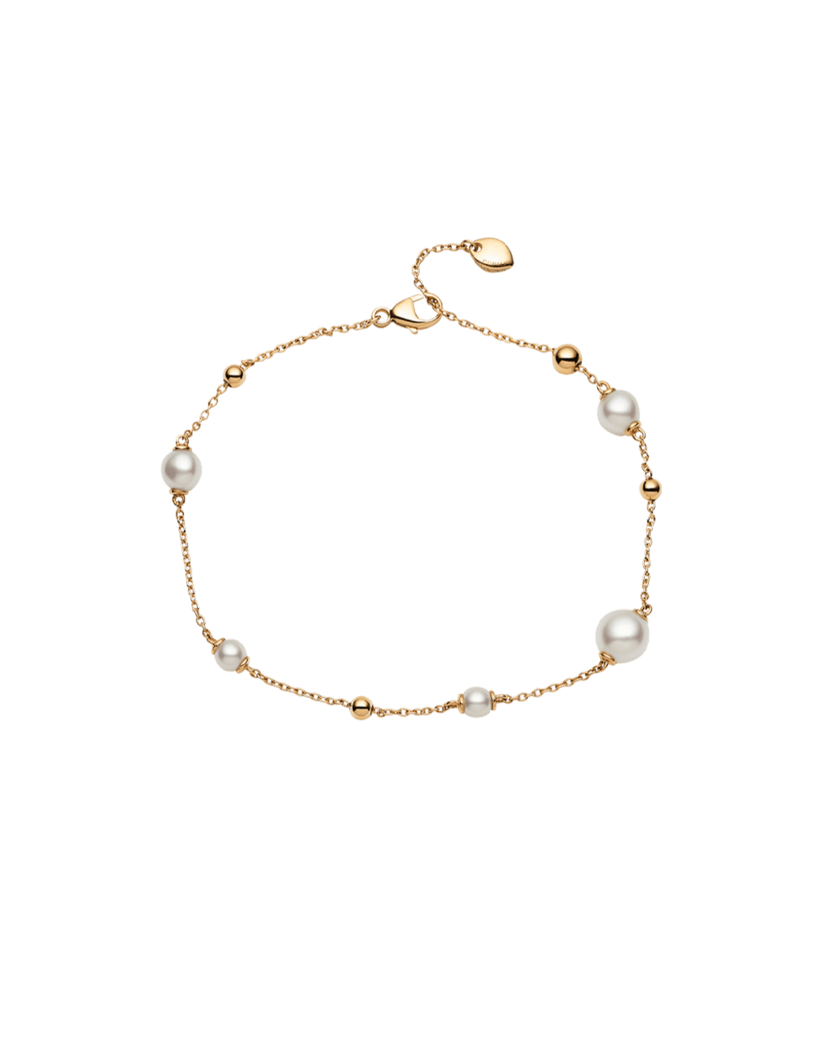 Aquamarine and keshi pearl bracelet main image 1