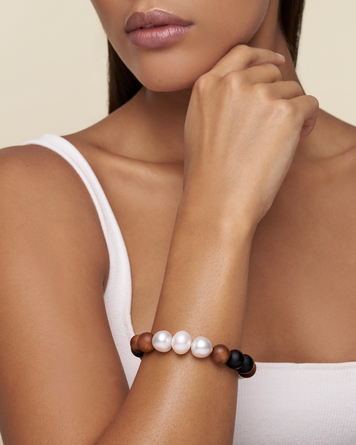 Kimberley Dusk Pearl Bracelet On Body csrb30dmx