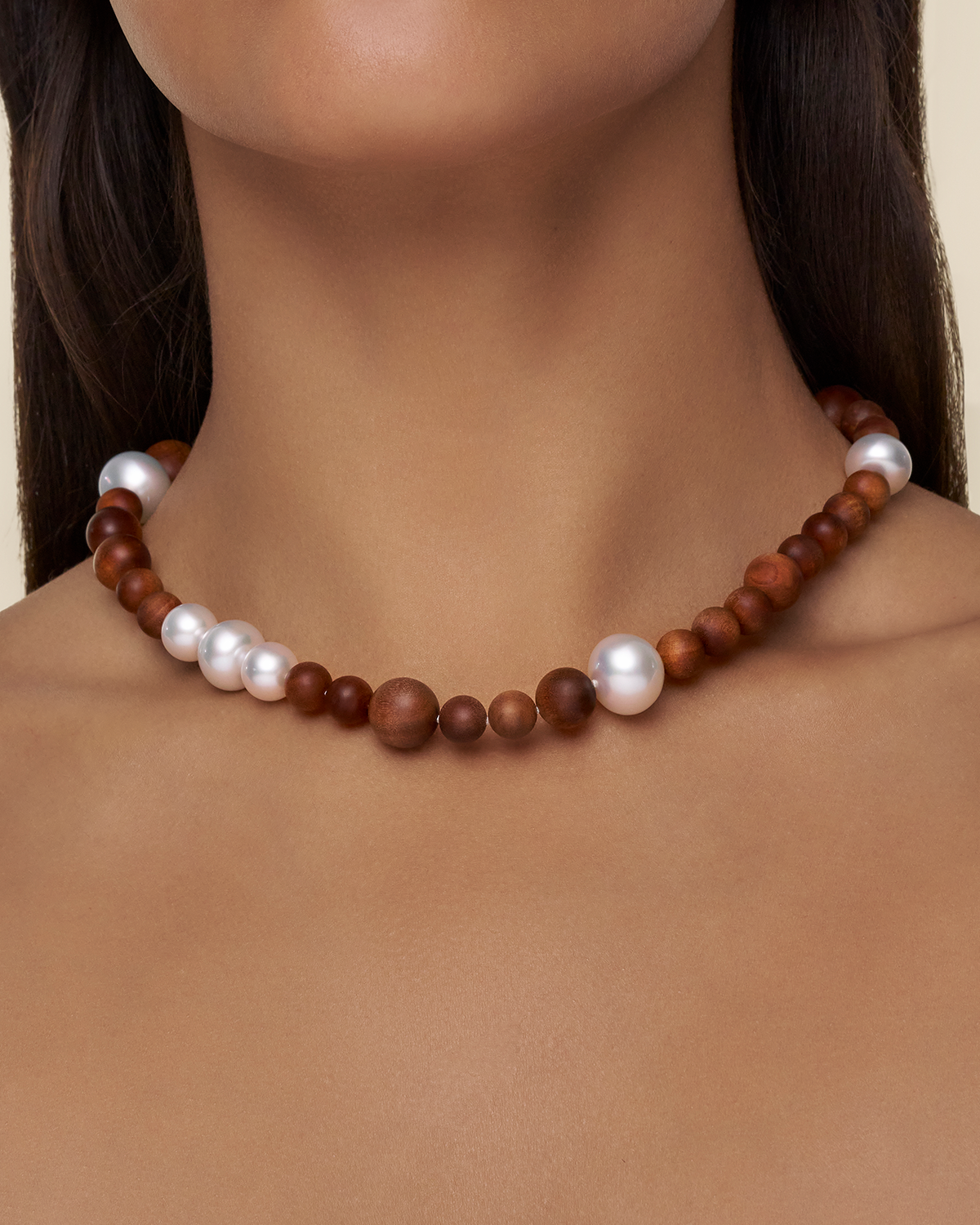 Kimberley Dusk Pearl Choker Necklace CSRC30DMX
