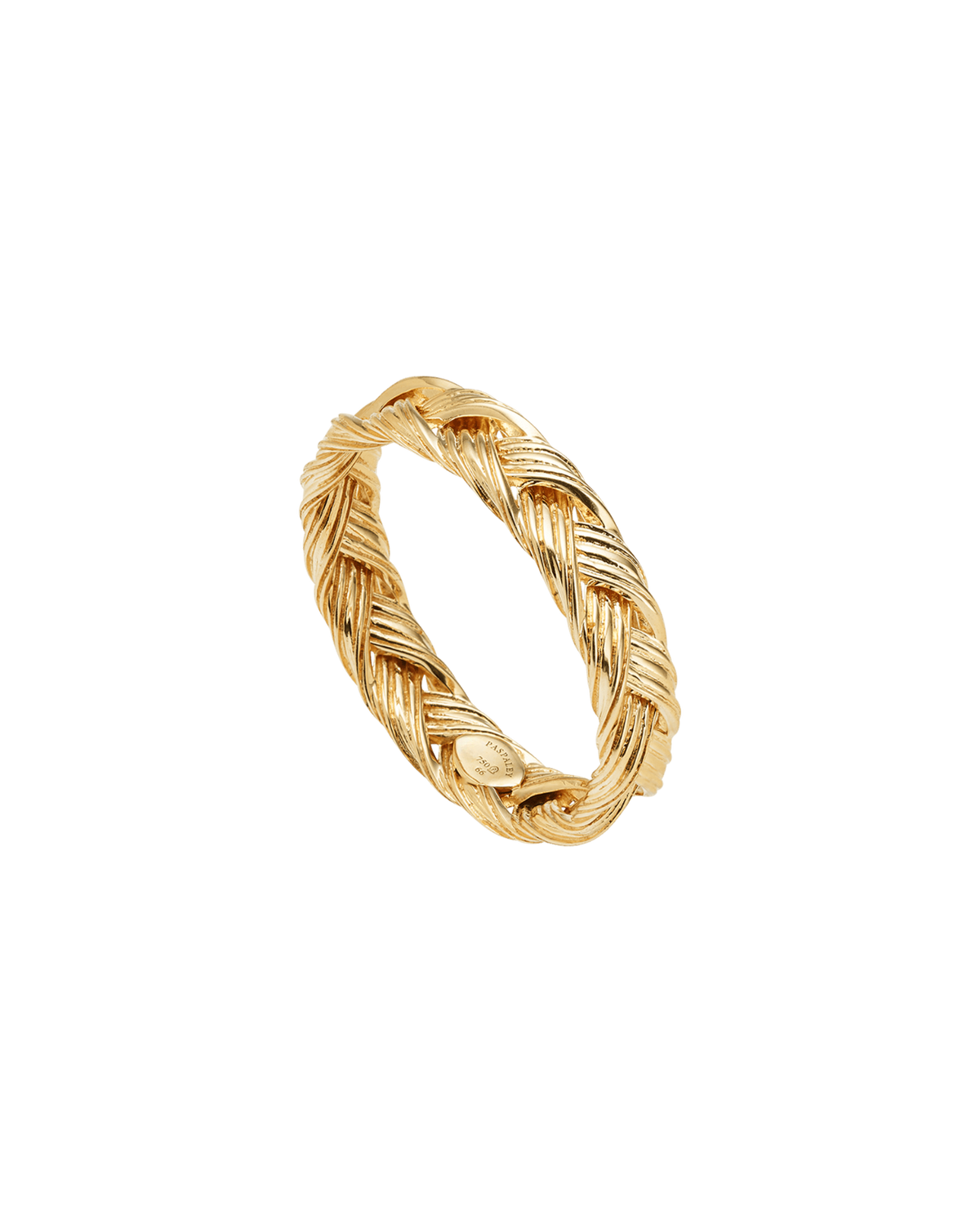 Grande Pandanus Weave Ring | Yellow Gold