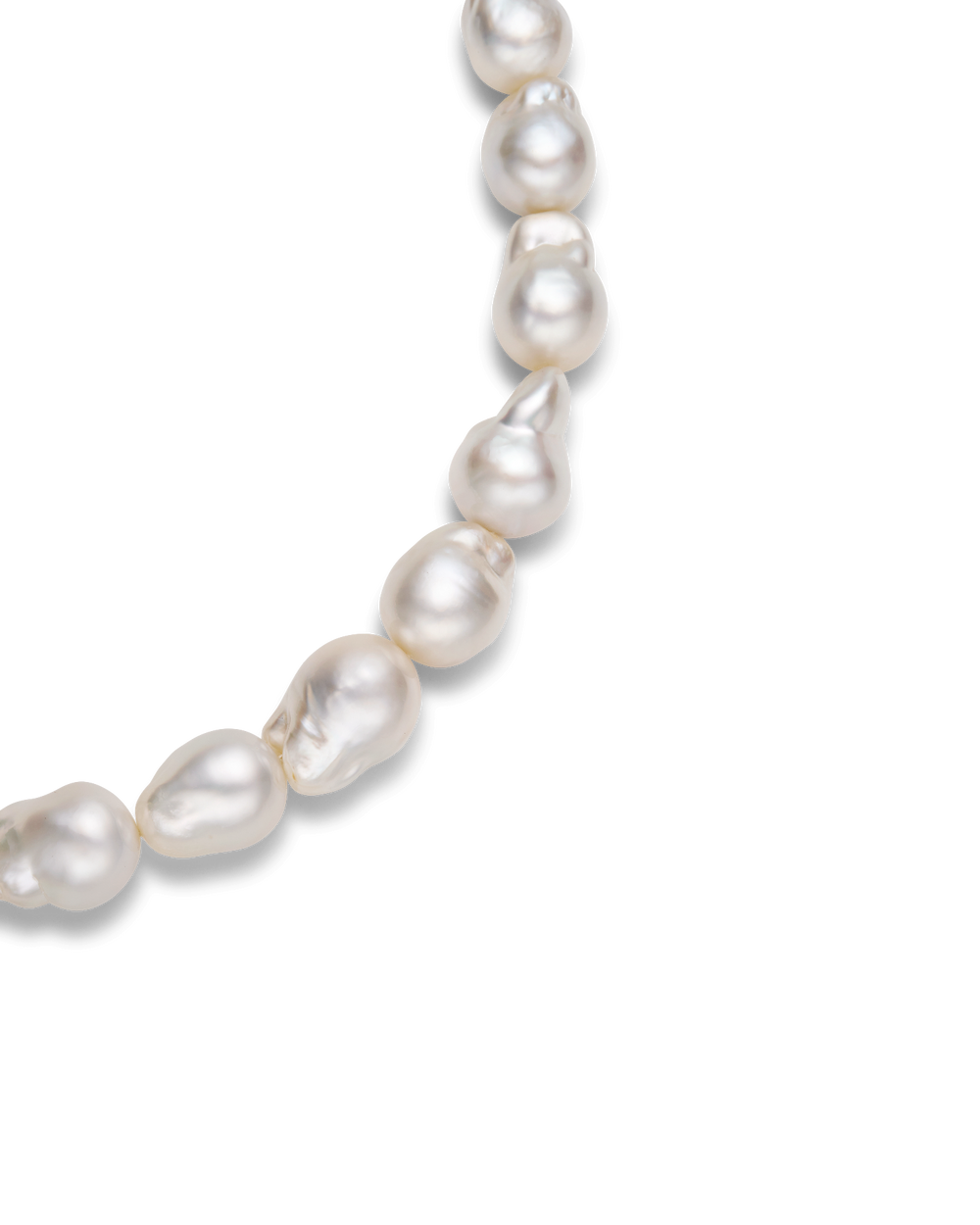 Paspaley Baroque Pearl Strand Necklace | 13-16mm Baroque Pearls and Pa