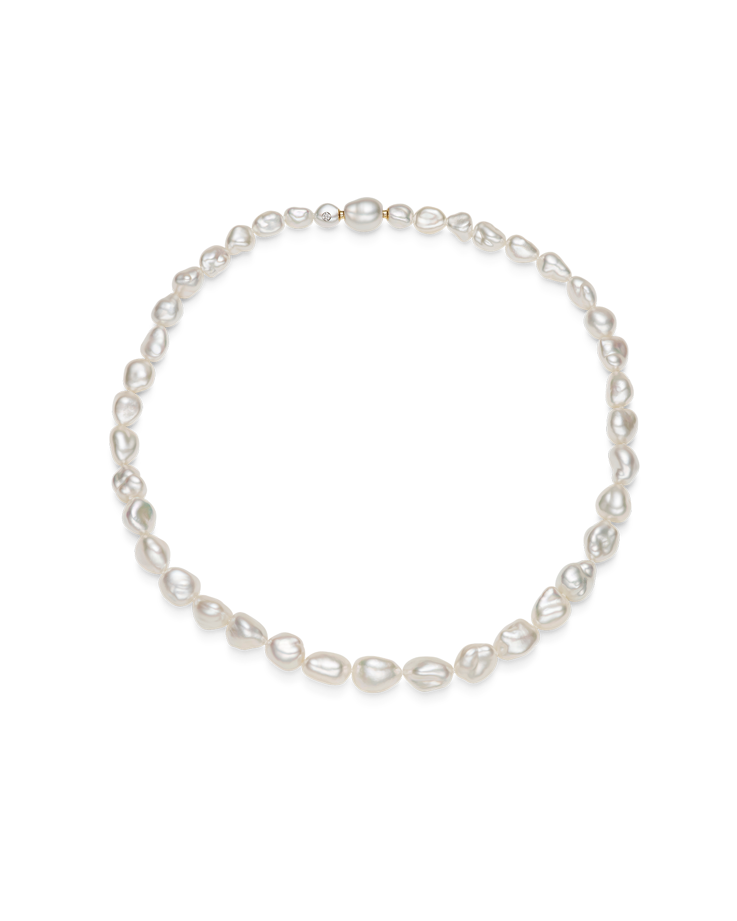 Paspaley Keshi Pearl Choker Strand Necklace SCKQ0710028