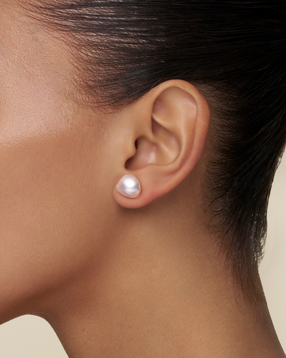 Keshi Pearl Stud Earrings C00E40YKQ10