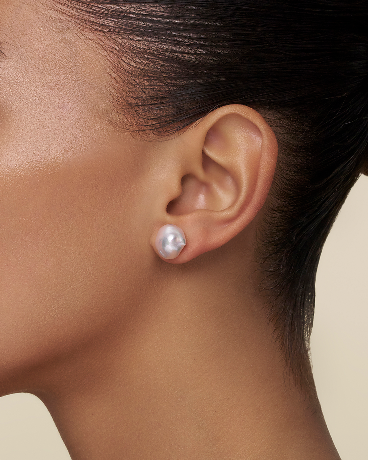 Keshi Pearl Stud Earrings C00E40YKQ11