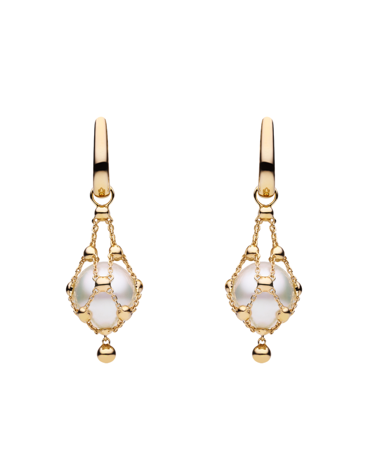 Lavalier Pearl Earrings in Yellow Gold DH16E20YPB12 H16E20Y + H14Q02PB12

