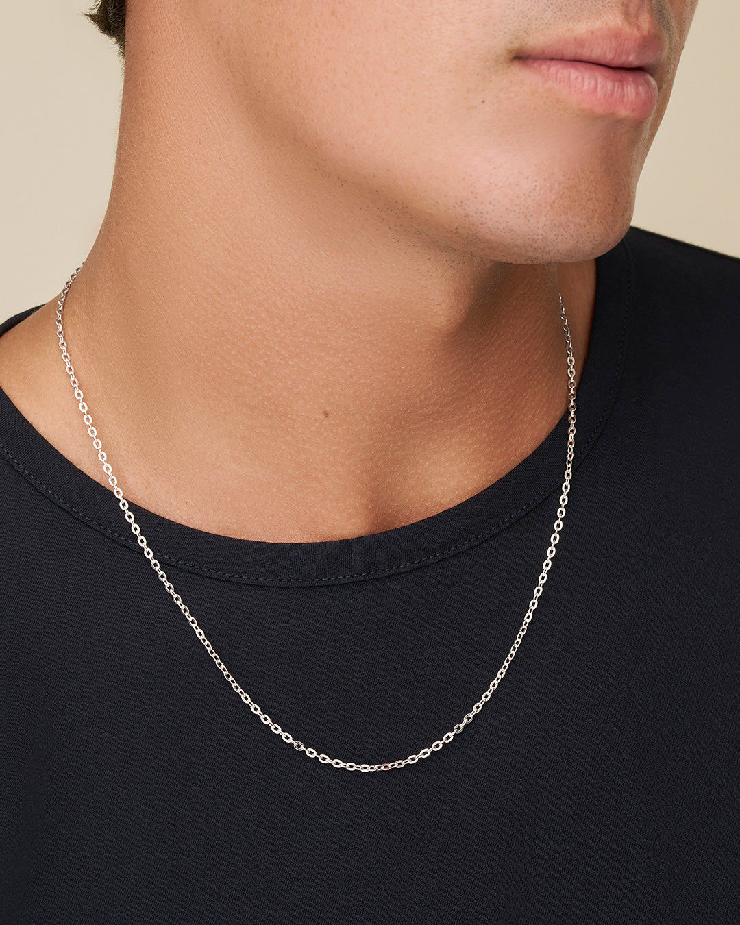 Paspaley Mens Classic Mirror Trace Chain Wg C26c00w2556 003