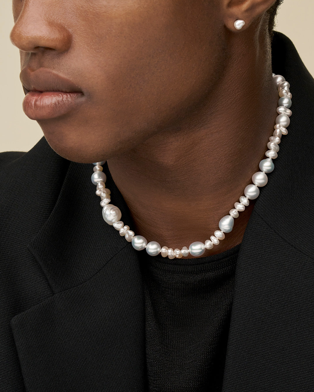 Paspaley Mens Strands Petite Wild Pearl Strand Necklace Sce22mix01 005