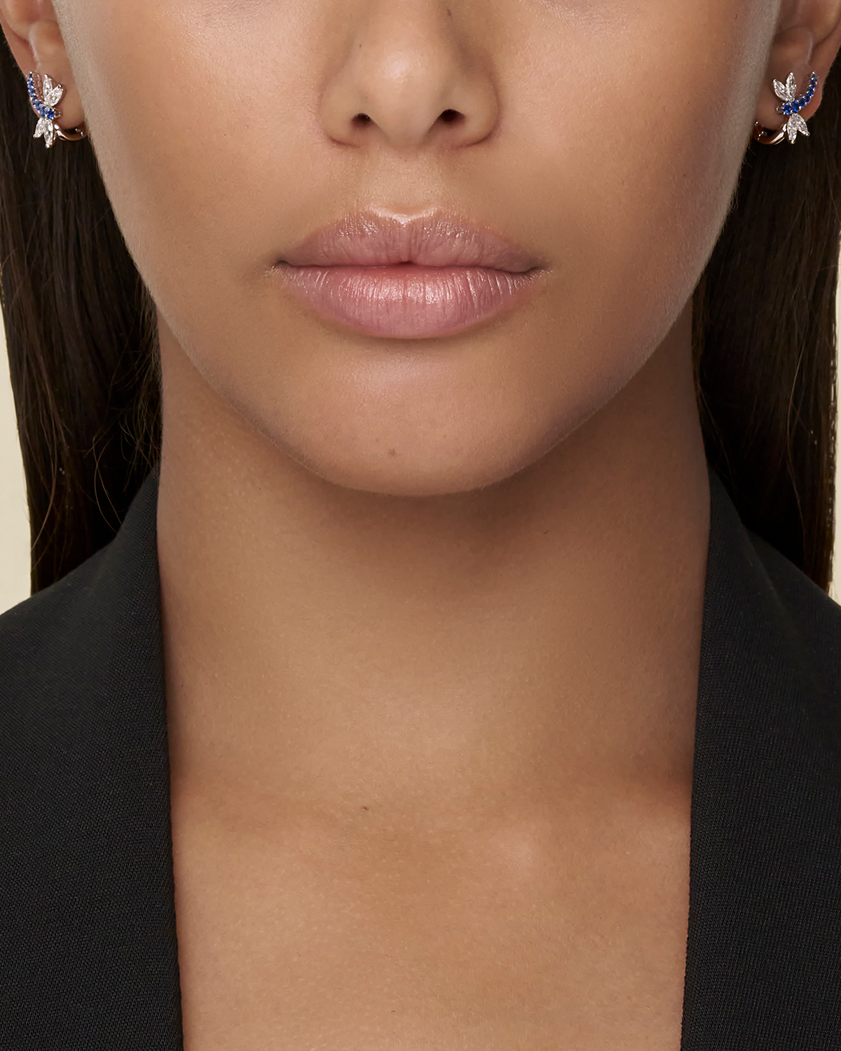 Sapphire Dragonfly Earrings C25E11W