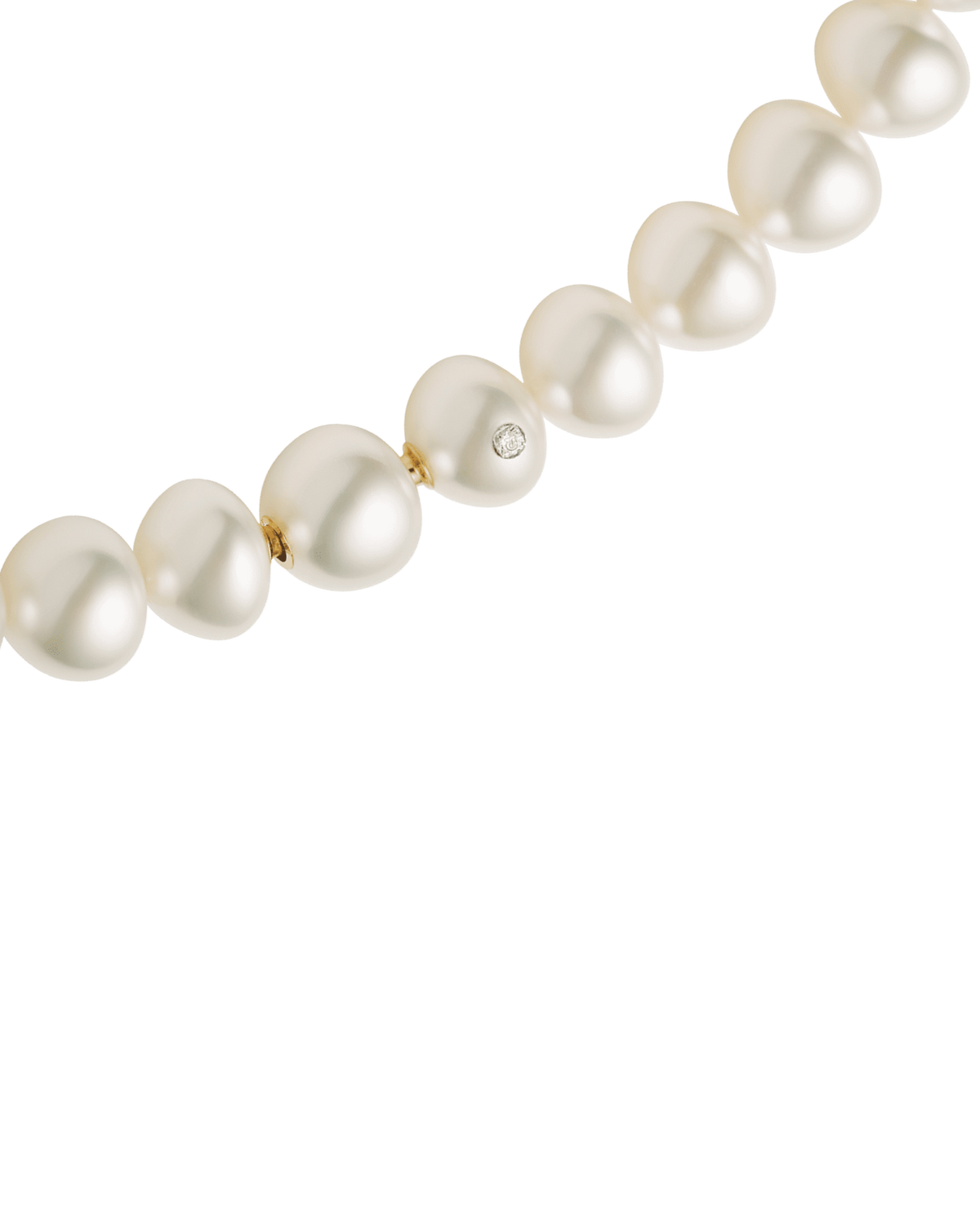 Paspaley Triangle Pearl Strand Necklace | 12-16mm Triangle Pearls and